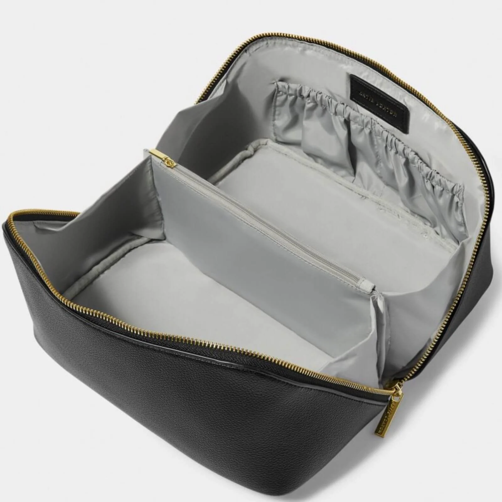 Katie Loxton Large Make Up Wash Bag - Black - Image 2