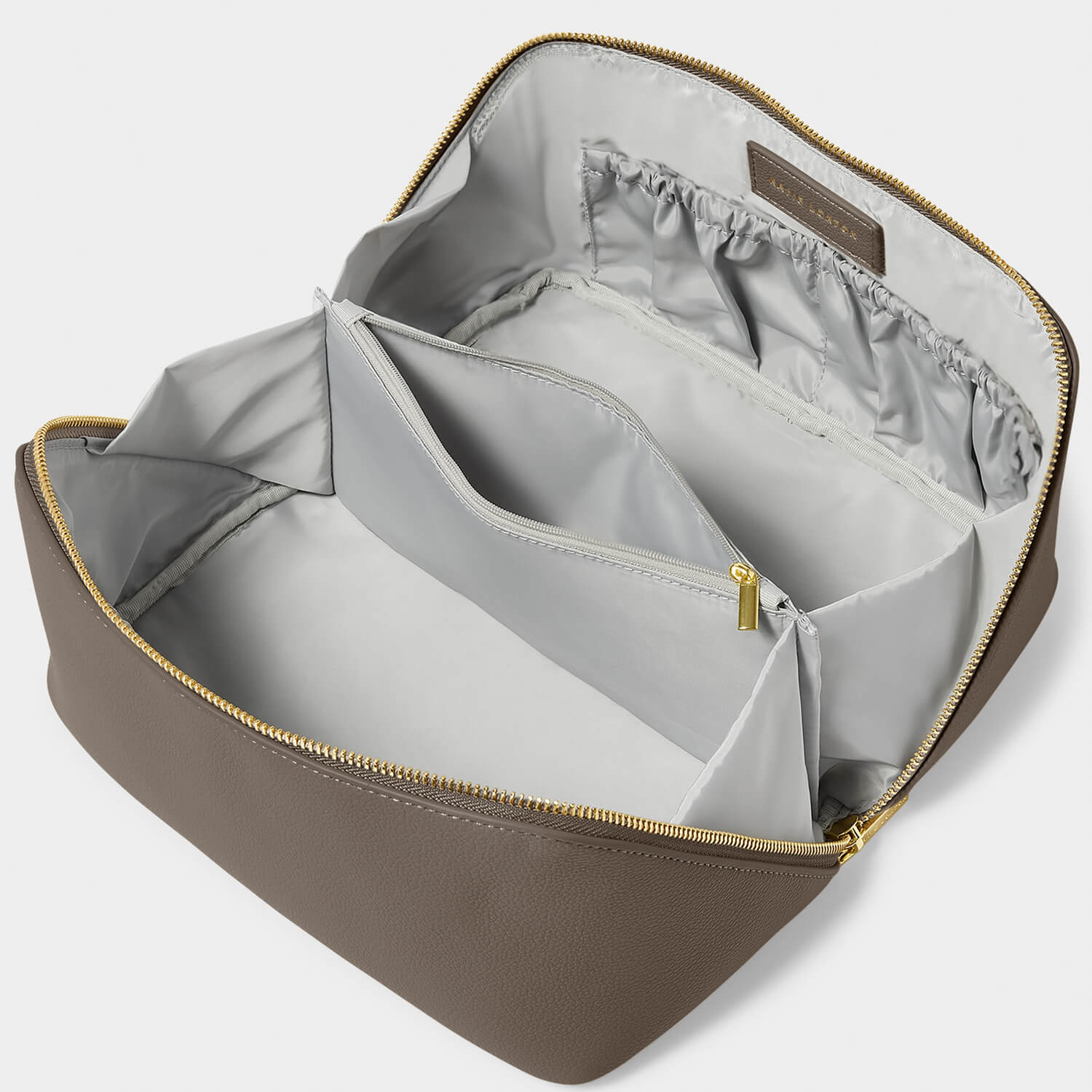 Katie Loxton Large Make Up Wash Bag - Mink - Image 3