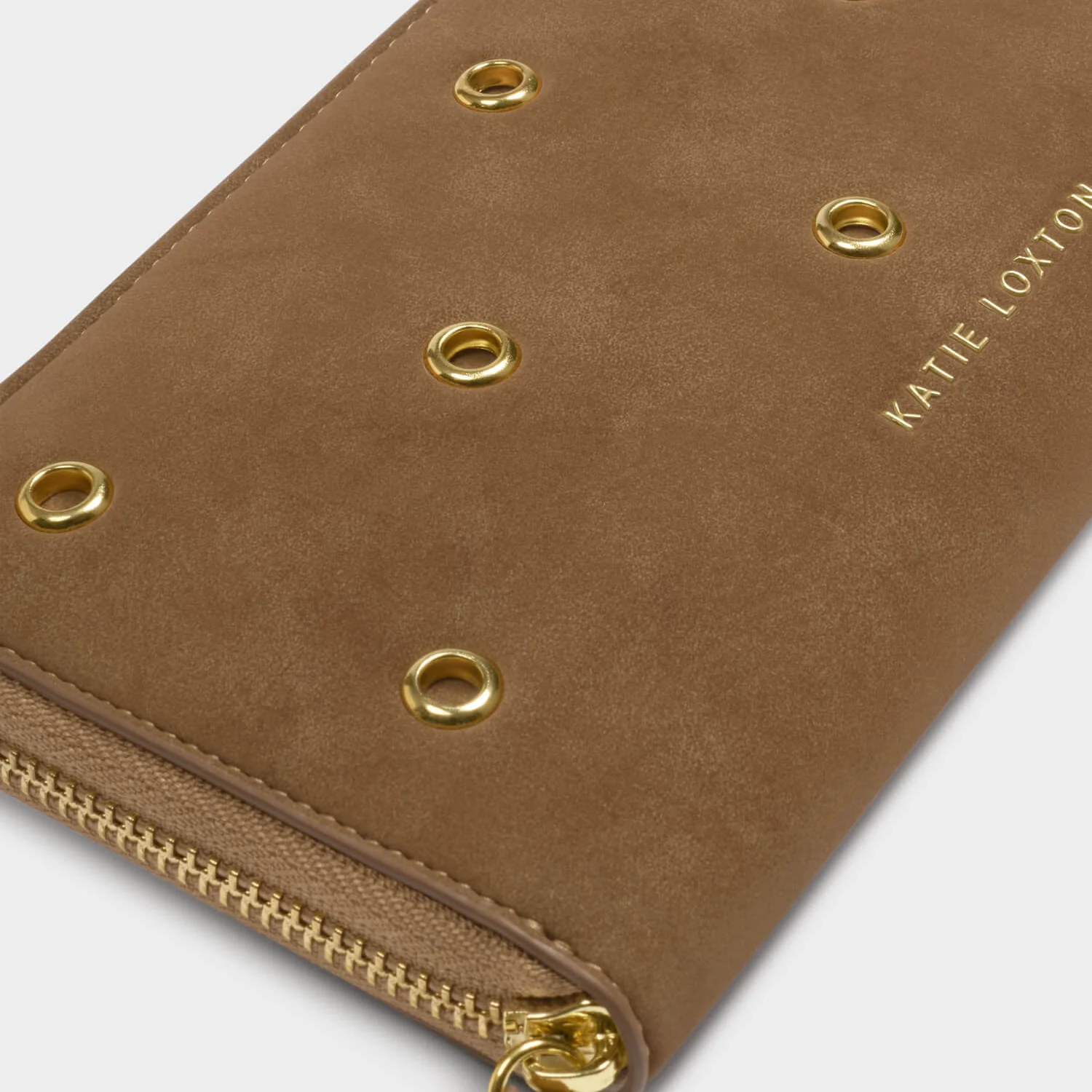 Katie Loxton Large Purse - Caramel Suedette - Image 3