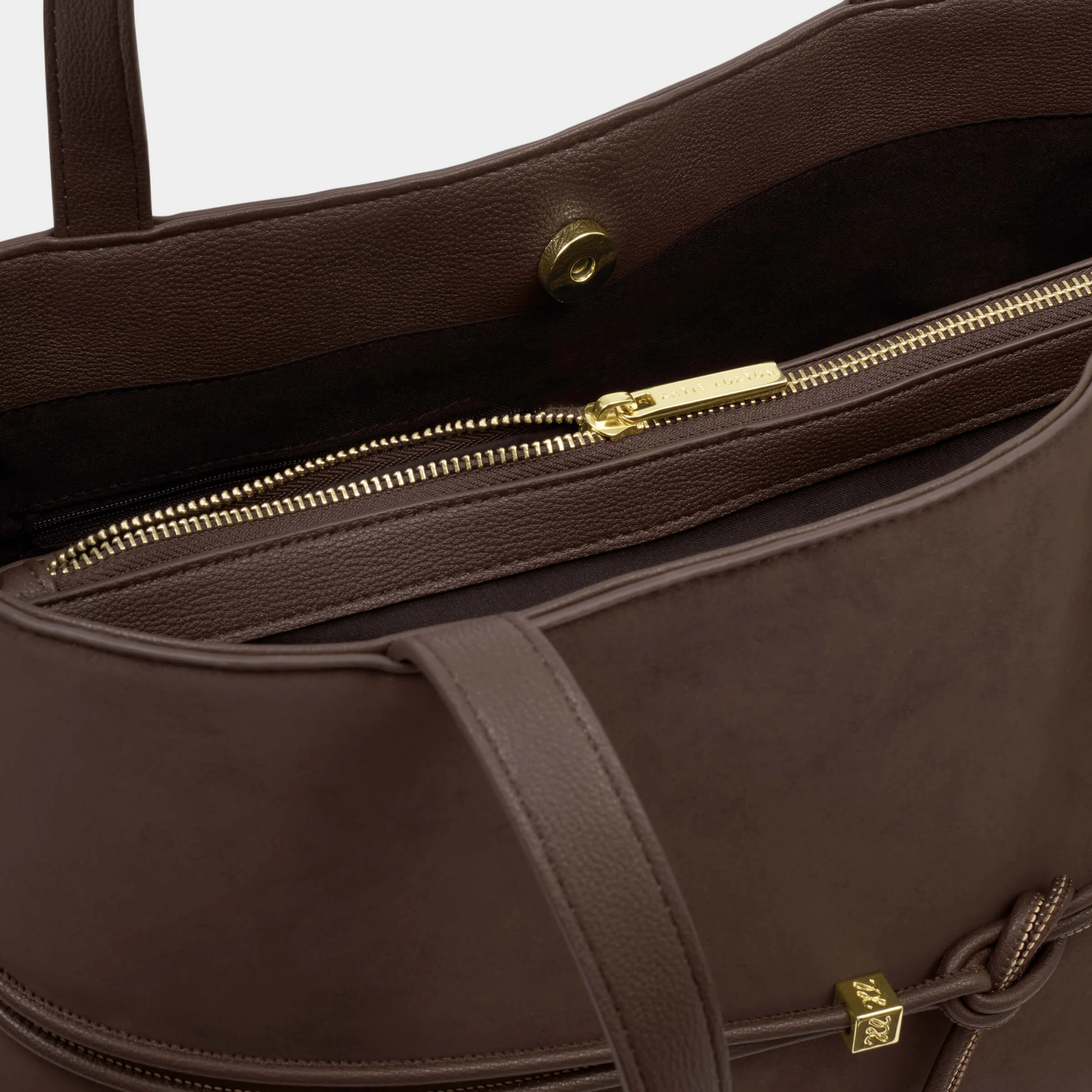 Katie Loxton Lori Tote Bag - Bitter Chocolate - Image 3