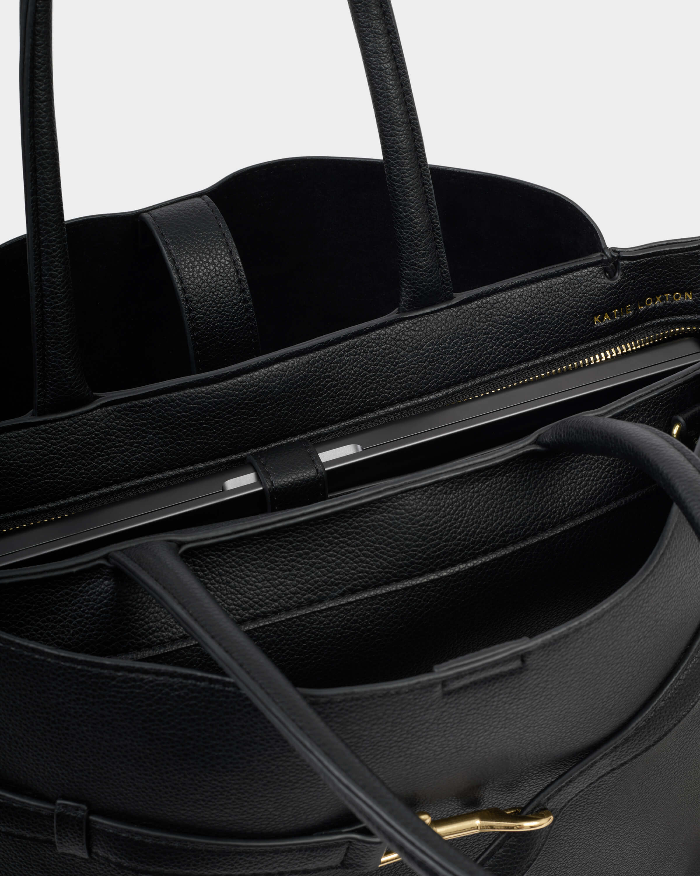 Katie Loxton Maddie Work Tote Bag - Black - Image 3