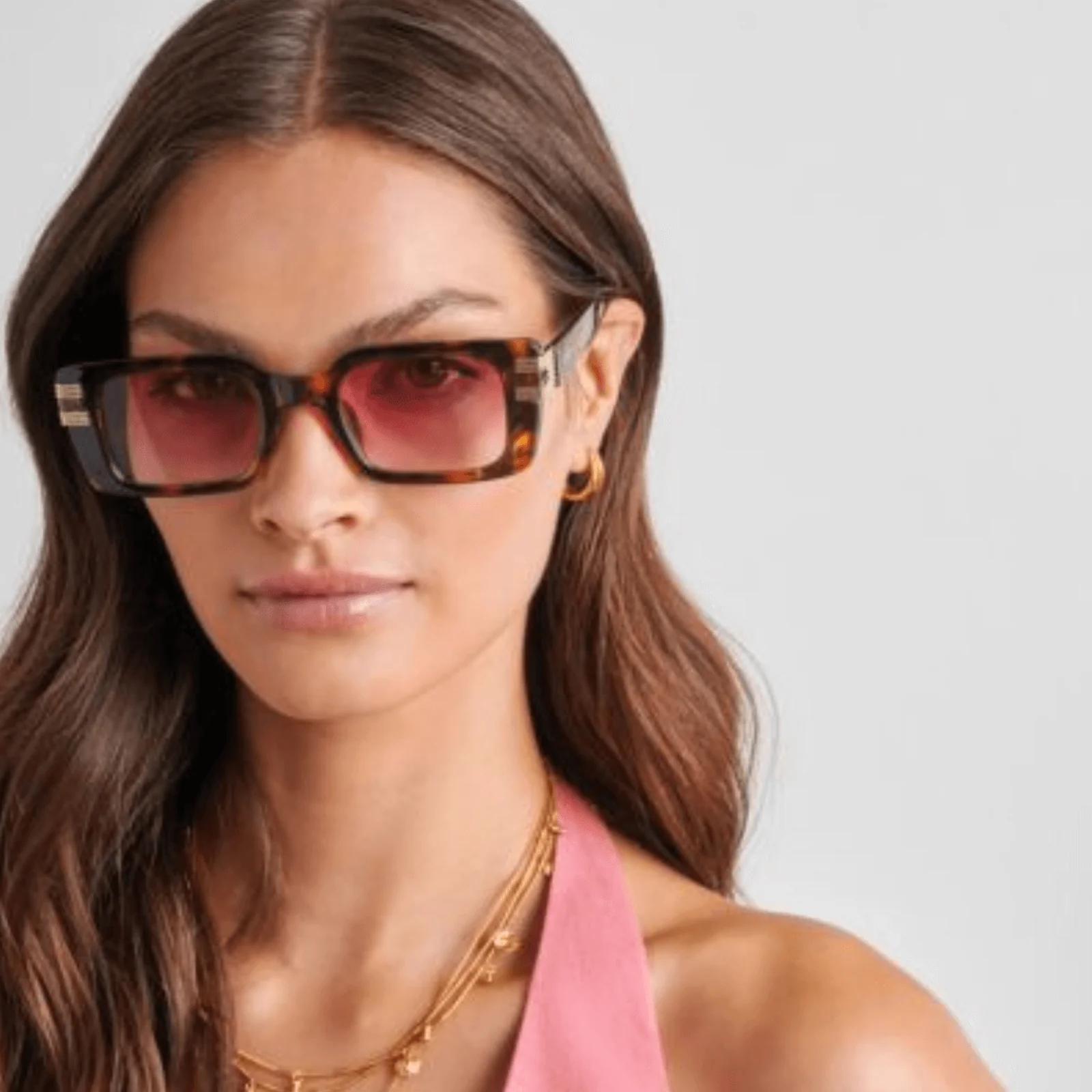 Katie Loxton Malibu Sunglasses - Dark Tortoiseshell - Image 4