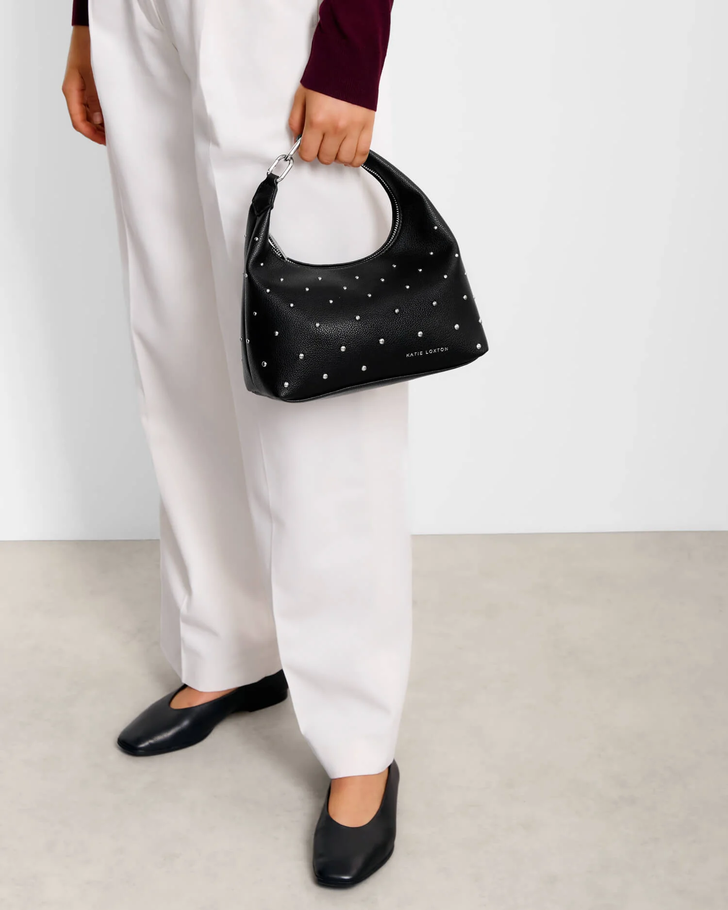 Katie Loxton Meela Studded Multiway Bag - Black - Image 3