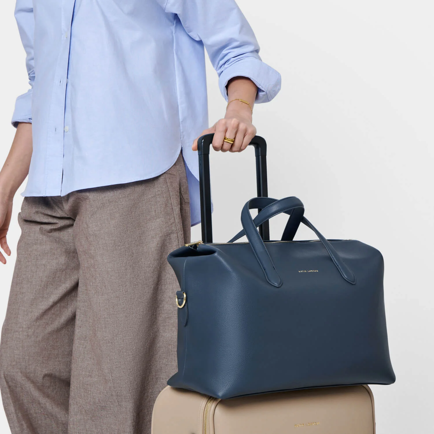 Katie Loxton Milan Cabin Bag - Slate - Image 4