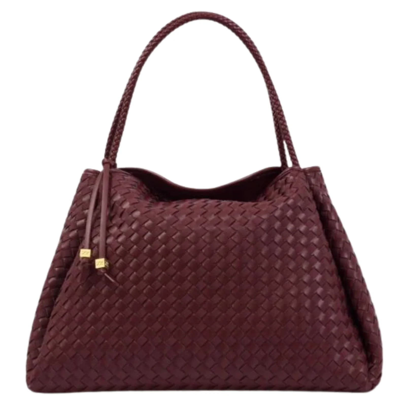 Katie Loxton Nova Hand Woven Large Shoulder Bag - Cherry