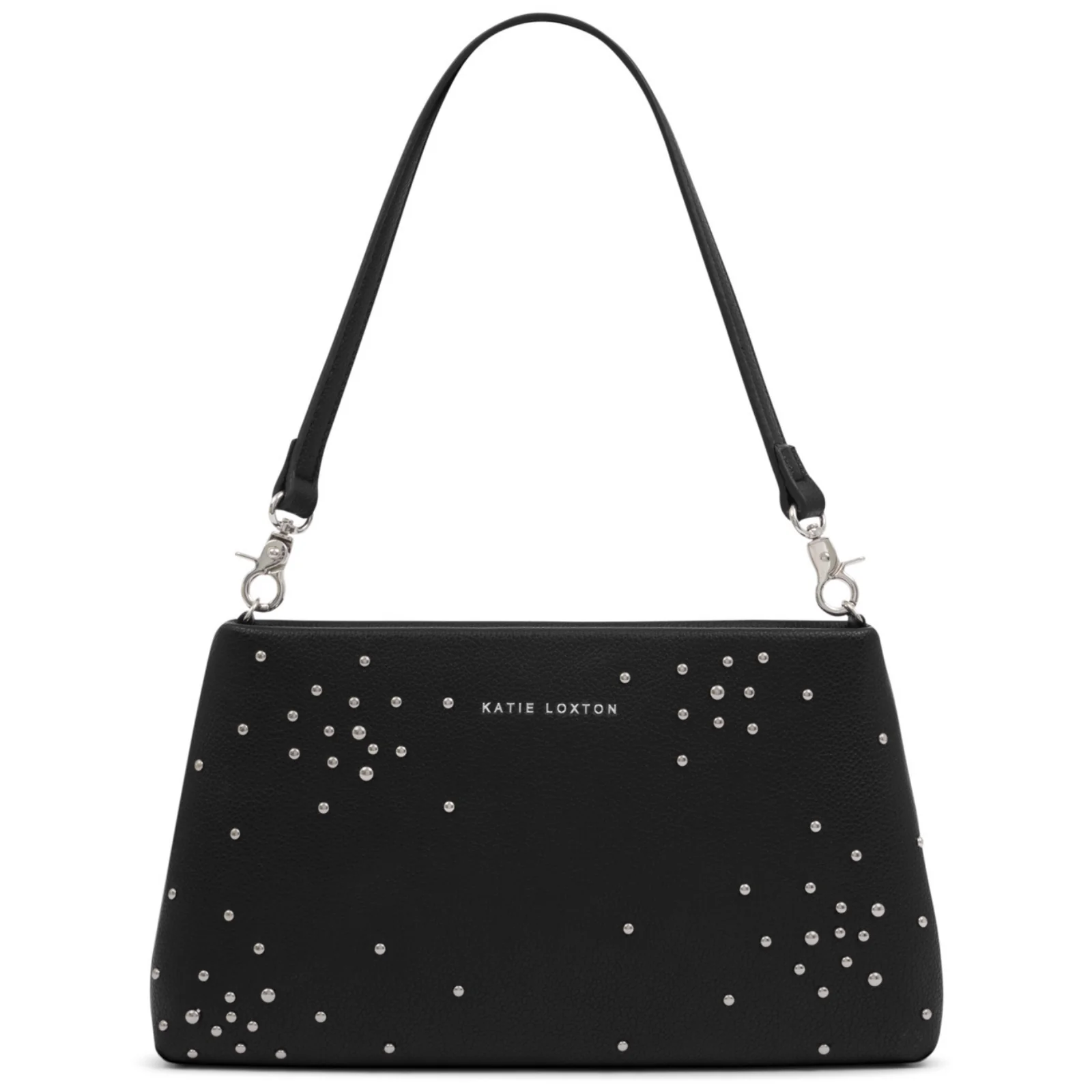 Katie Loxton Nova Studded Wristlet Clutch Bag - Black