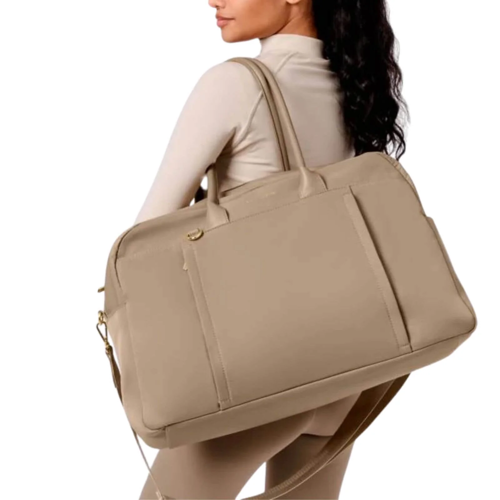 Katie Loxton Nylon Luxe Everyday Holdall Bag - Taupe