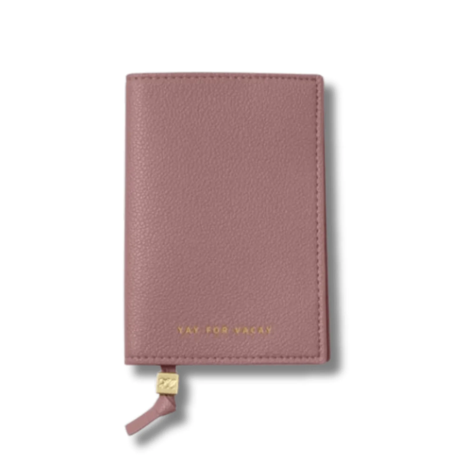 Katie Loxton Passport Cover - Yay For Vacay - Deep Rose