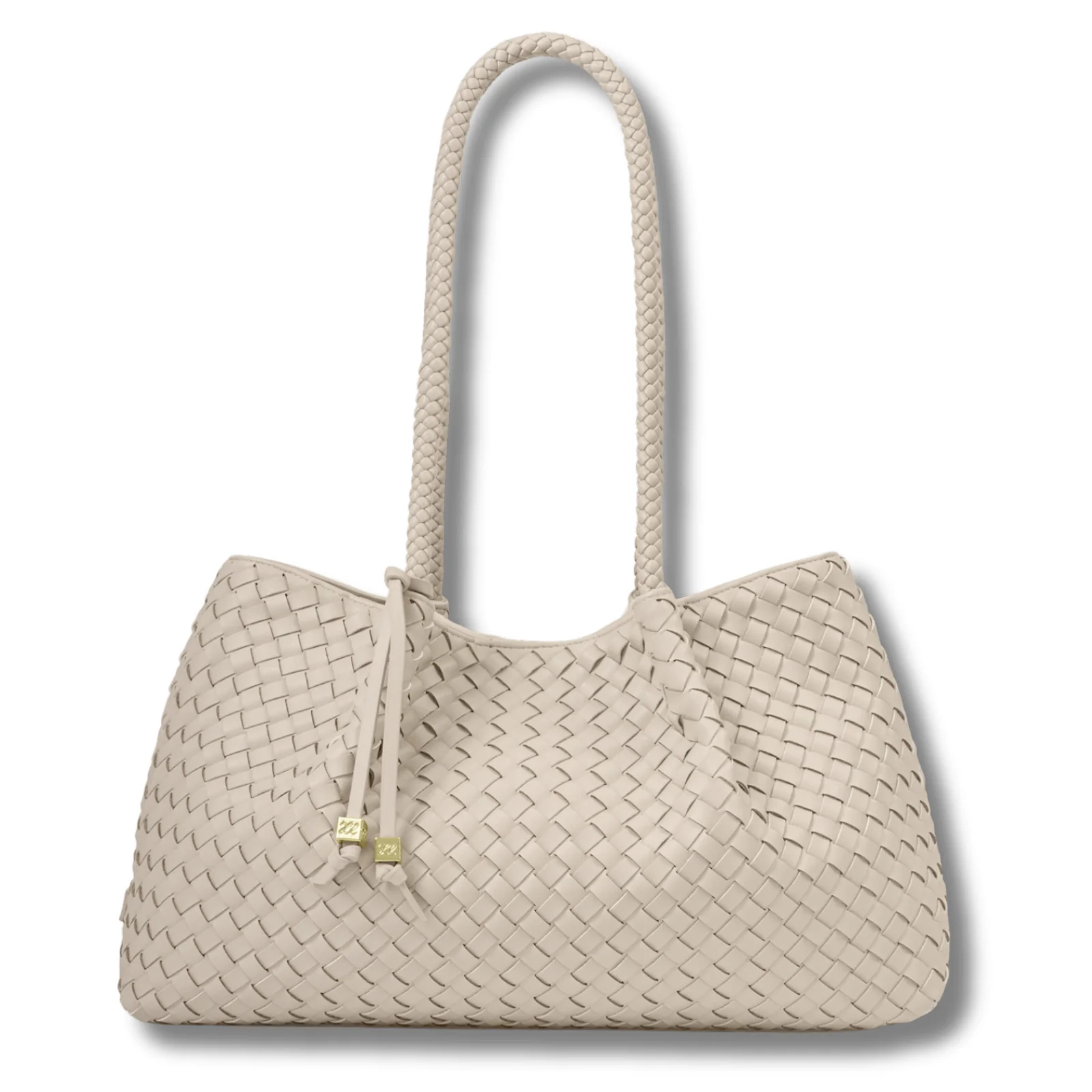 Katie Loxton Nova Hand Woven Small Shoulder Bag - Oyster