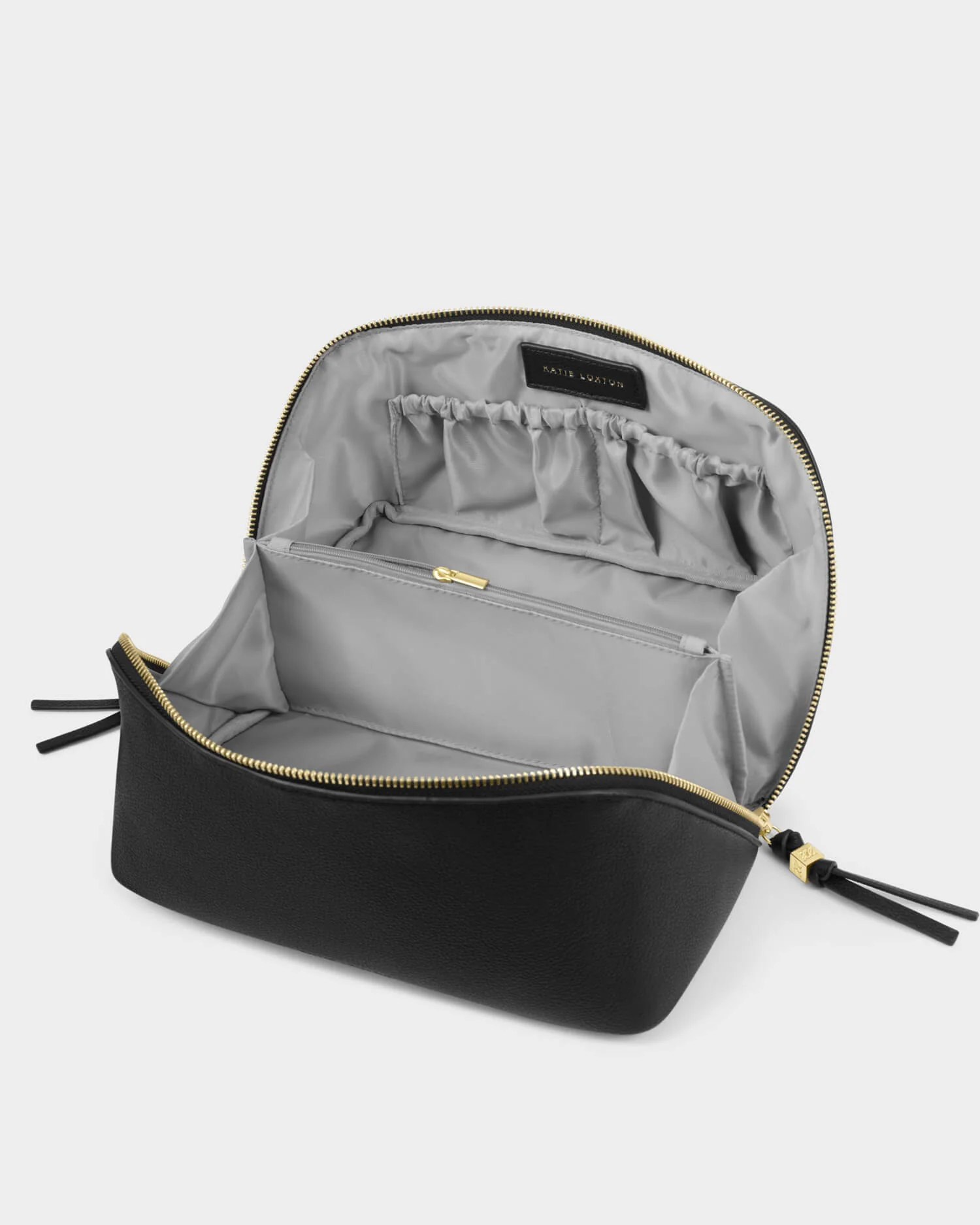 Katie Loxton Soho Large Make Up Wash Bag - Black - Image 2