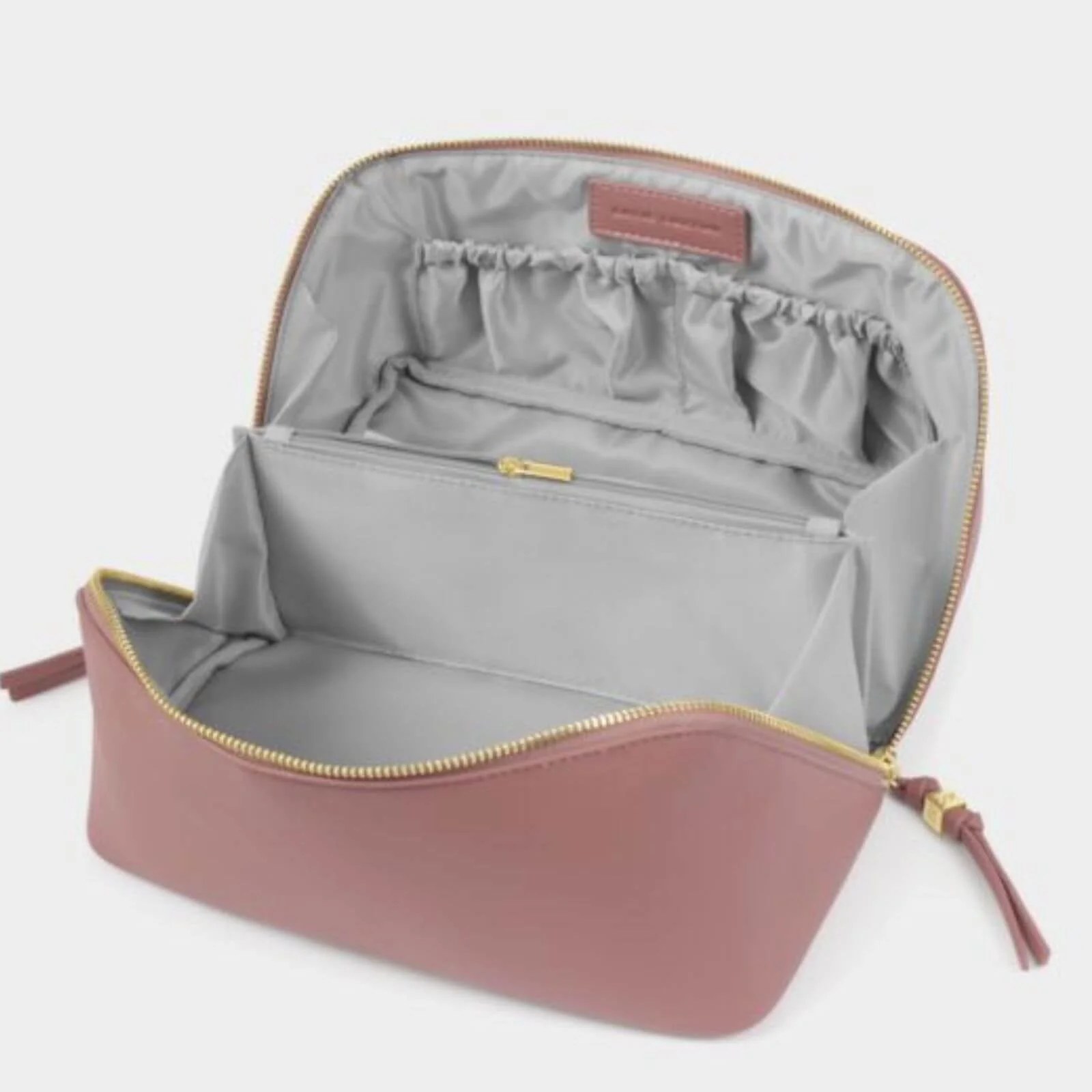 Katie Loxton Soho Large Make Up Wash Bag - Deep Rose - Image 2