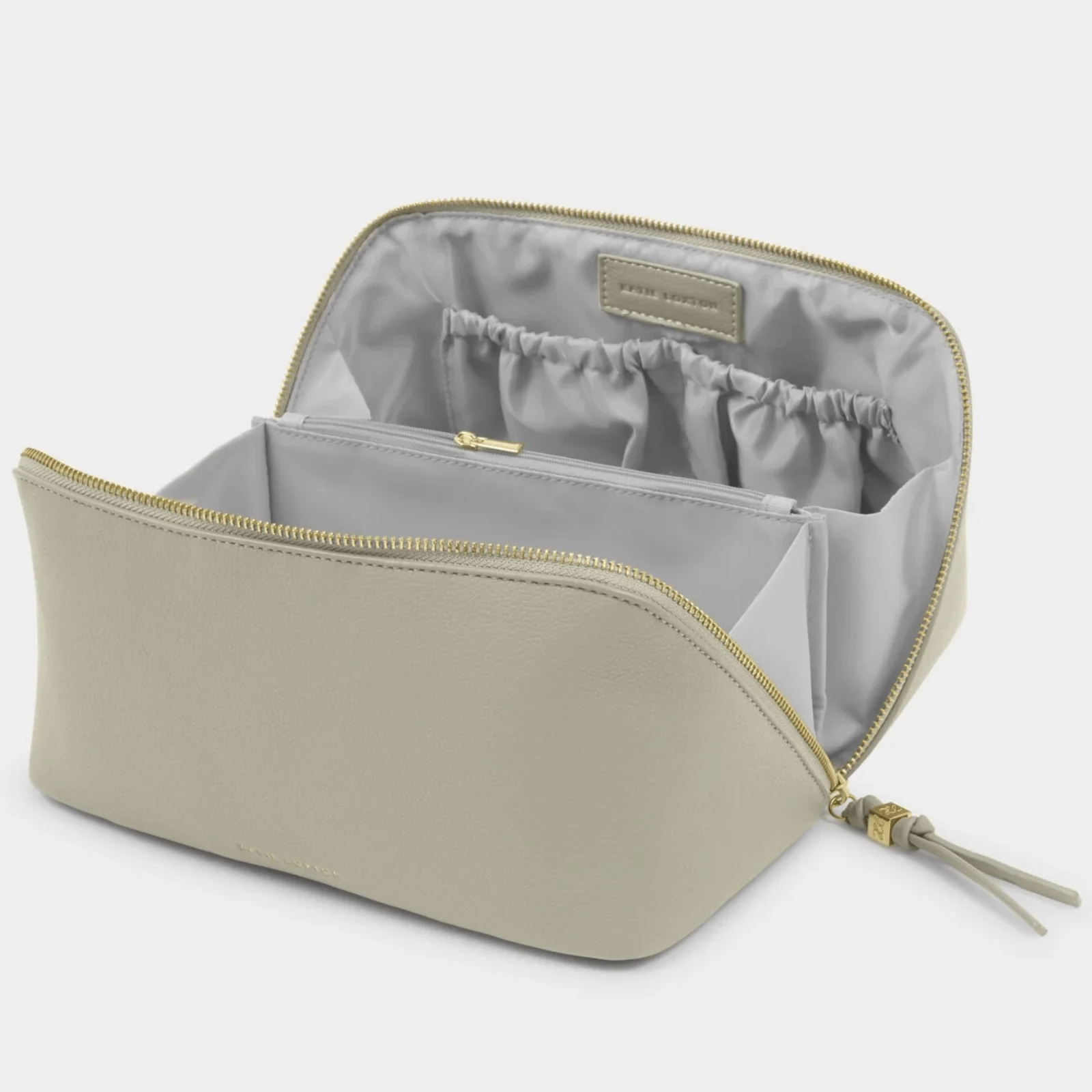 Katie Loxton Soho Large Make Up Wash Bag - Green Mist - Image 2