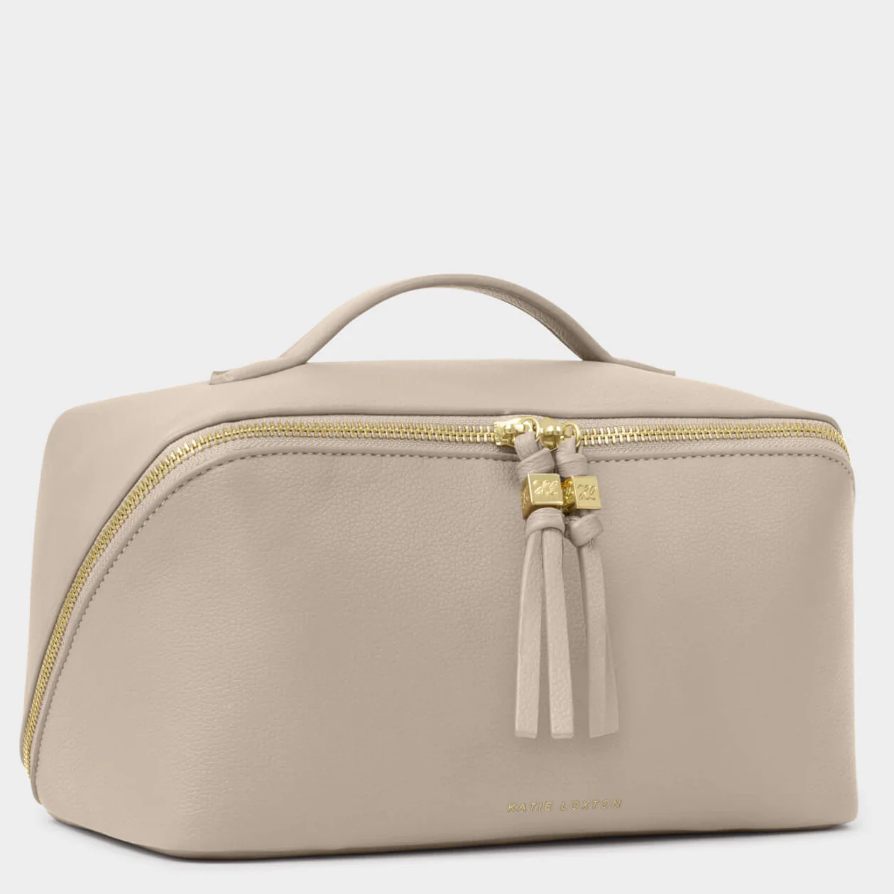Katie Loxton Soho Large Make Up Wash Bag - Oyster - Image 2