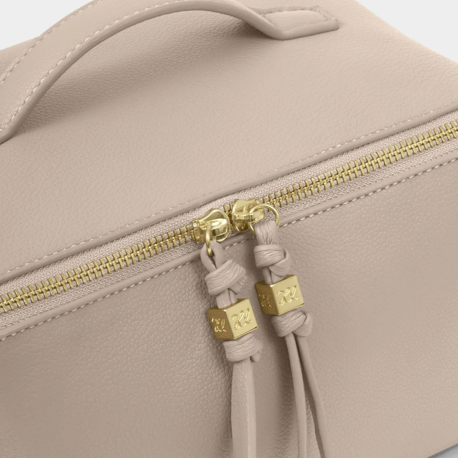 Katie Loxton Soho Large Make Up Wash Bag - Oyster - Image 4