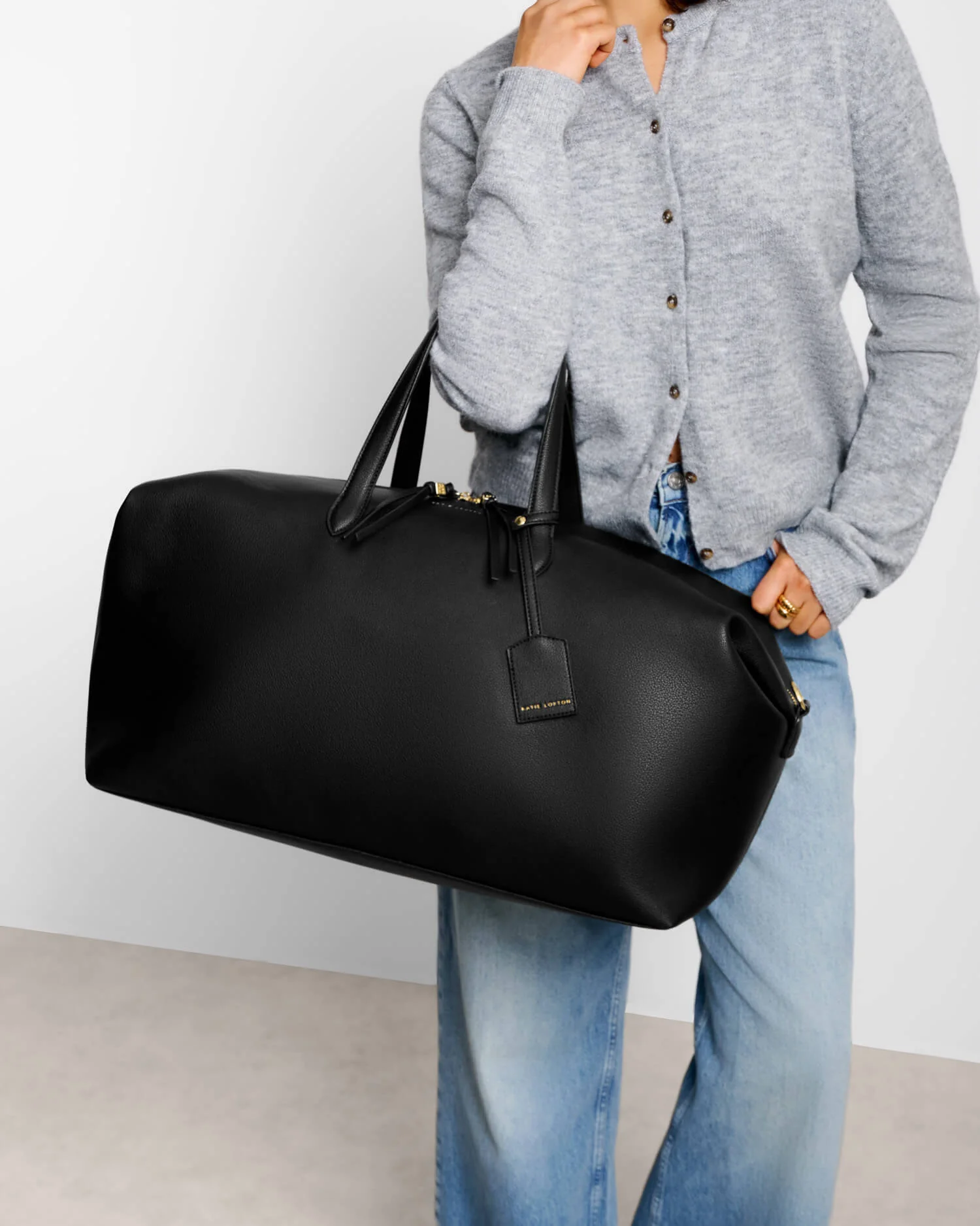 Katie Loxton Soho Weekend Holdall Bag - Black - Image 3