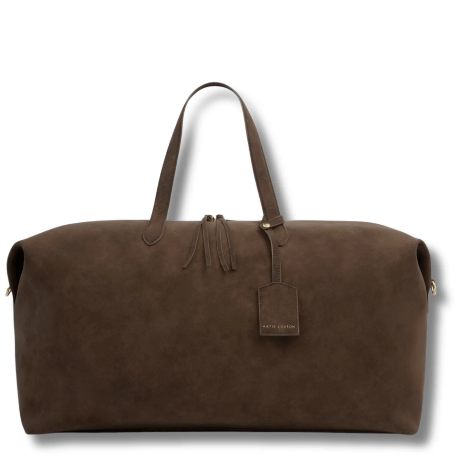 Katie Loxton Soho Weekend Holdall Bag - Chocolate Suedette