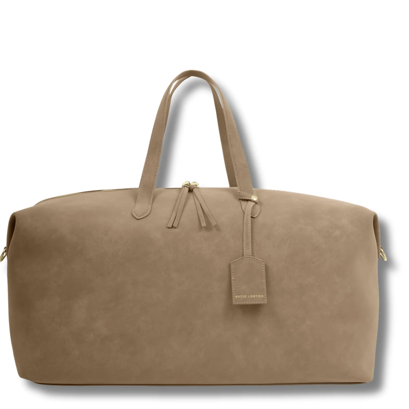 Katie Loxton Soho Weekend Holdall Bag - Taupe Suedette