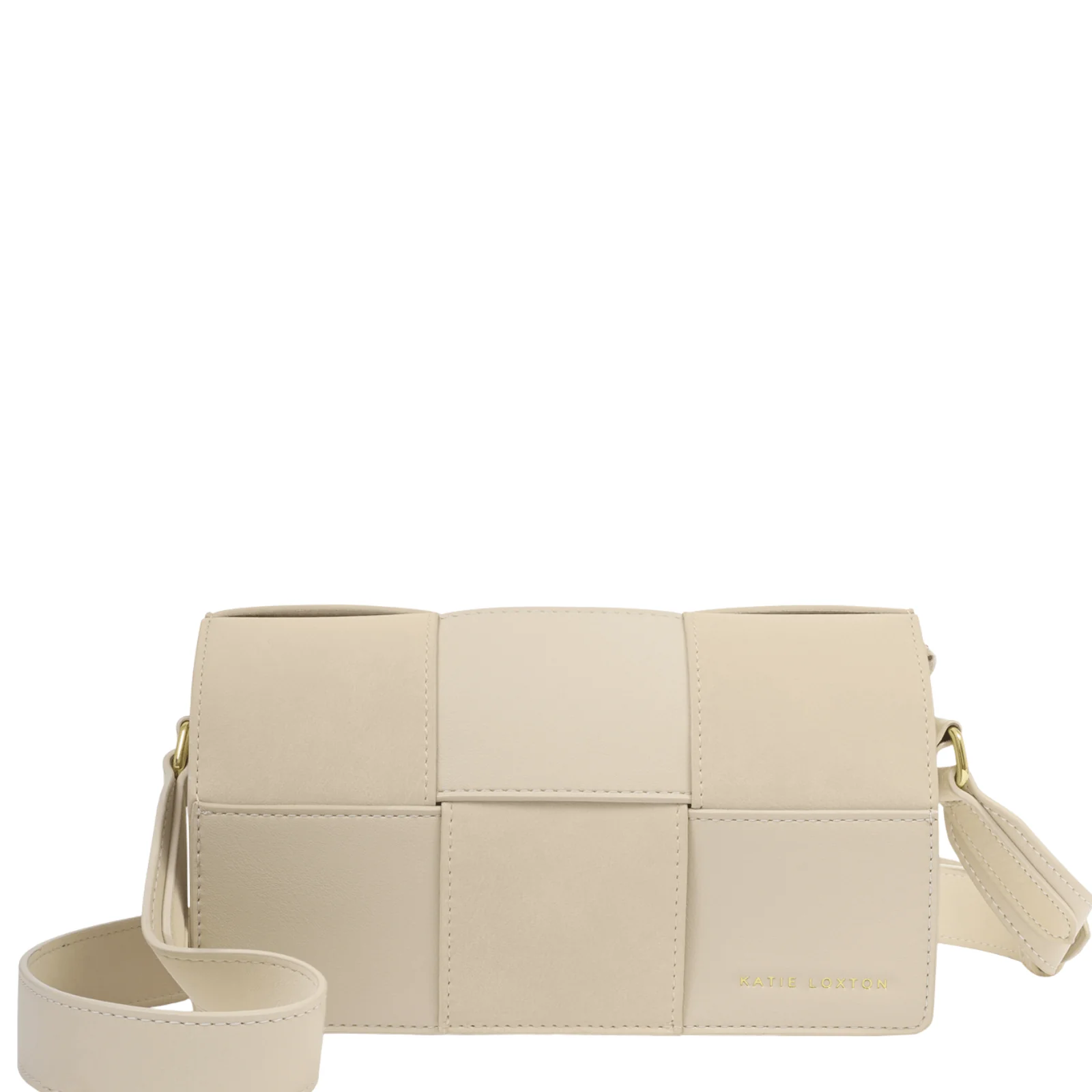 Katie Loxton Taya Woven Crossbody Bag - Off White