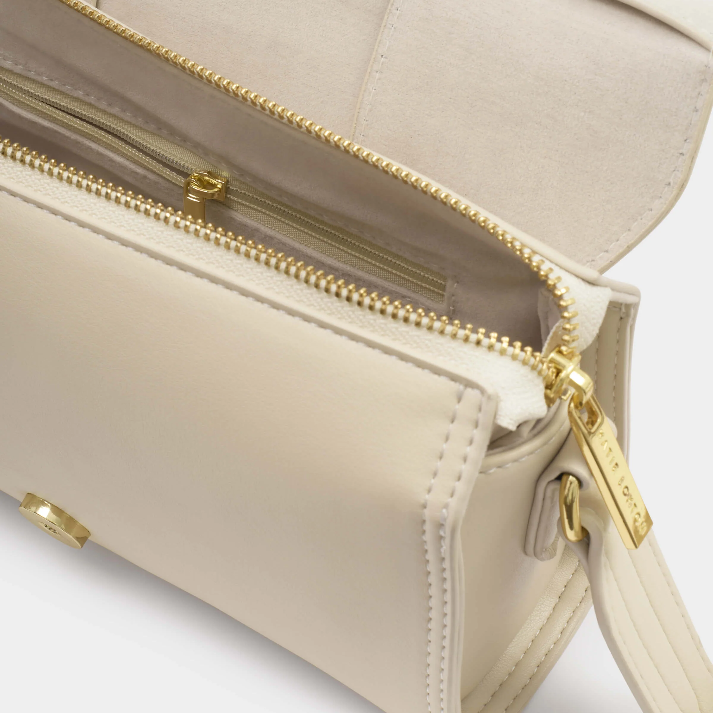 Katie Loxton Taya Woven Crossbody Bag - Off White - Image 2