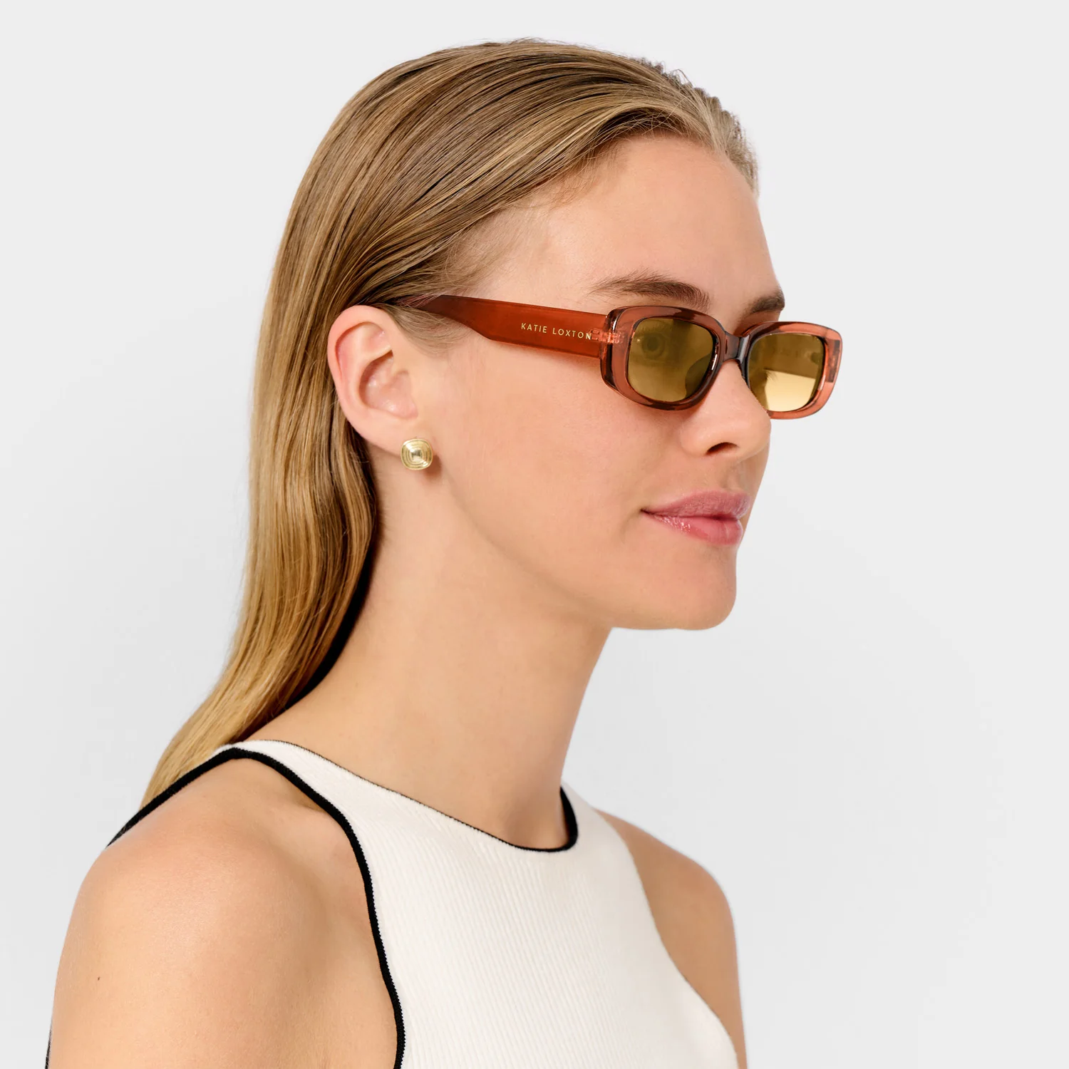 Katie Loxton Venice Sunglasses - Amber - Image 4