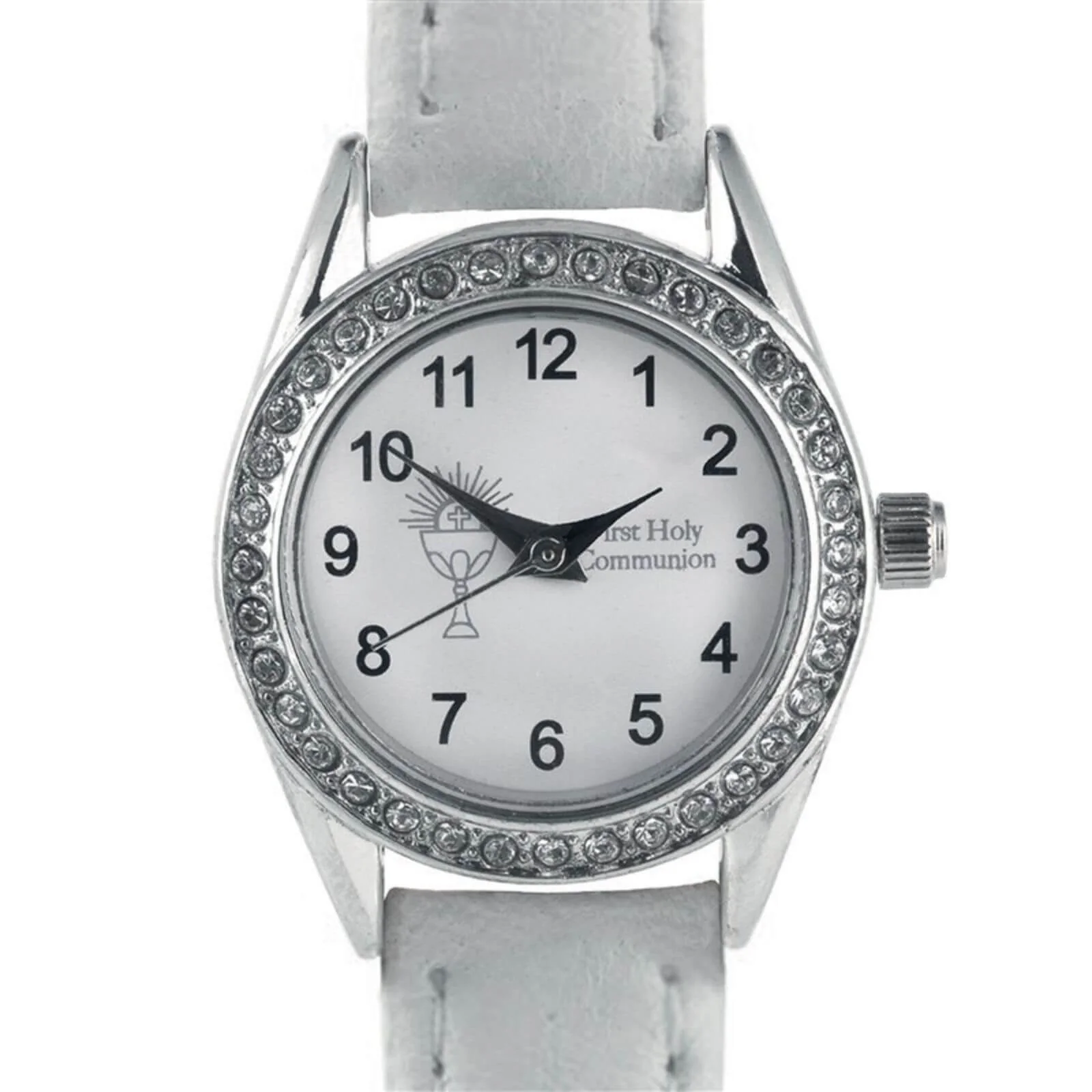 Kids First Holy Communion White CZ Watch - Image 2