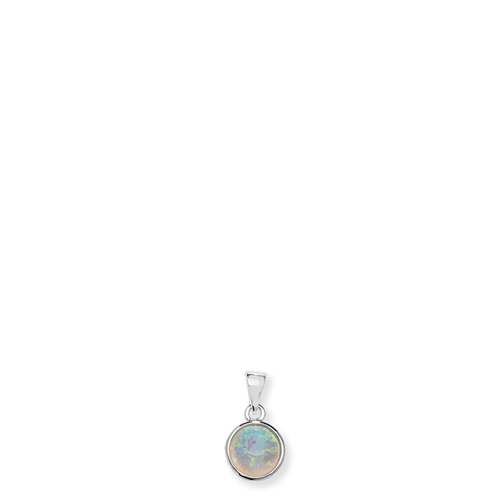 Kids Opal Pendant Necklace