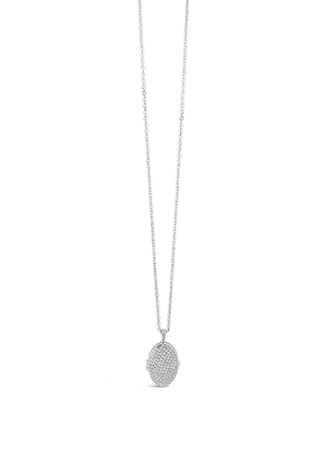 Absolute Silver Oval Necklace