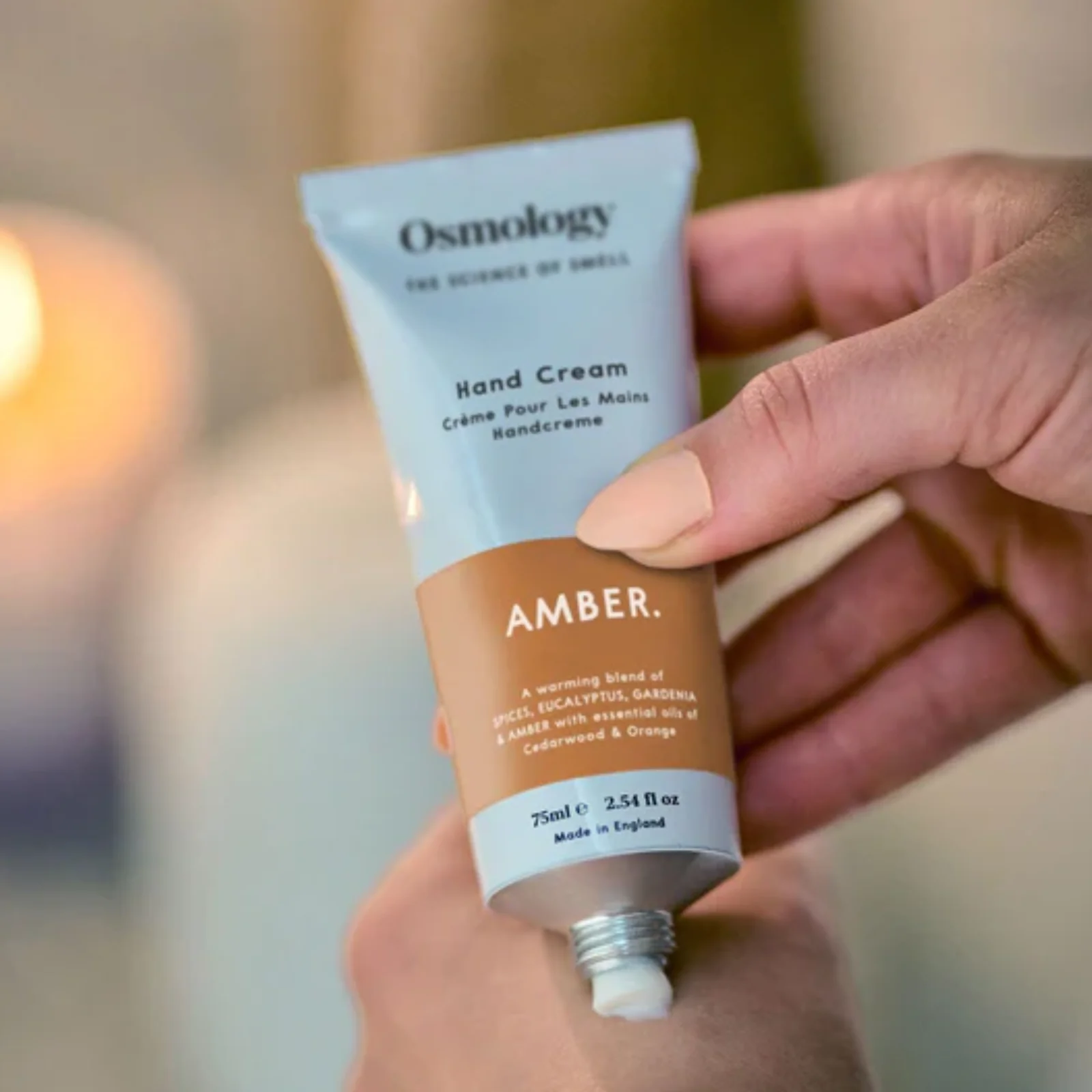 Osmology by Aery Amber Hand Cream - Spices, Eucalyptus, Gardenia & Amber - Image 2