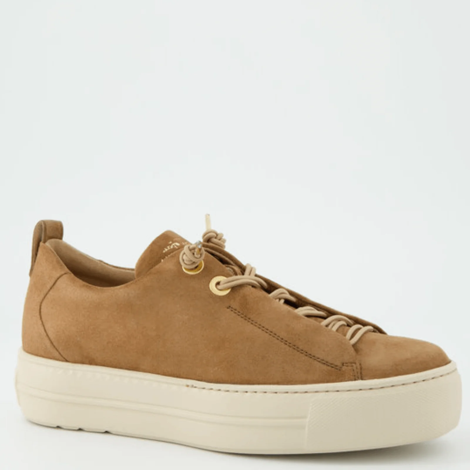 Paul Green Brown Suede Elevated Sneakers - Image 3