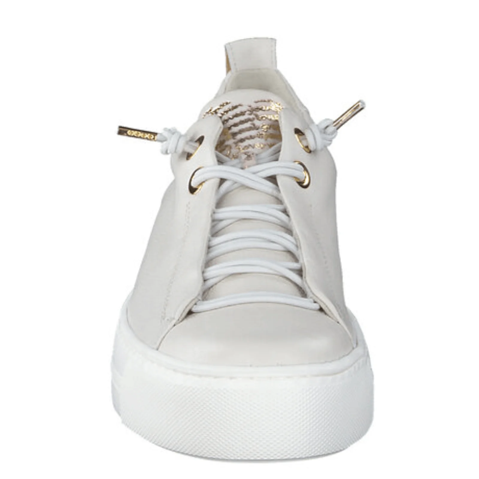 Paul Green Ivory Leather Elevated Sneakers - Image 3