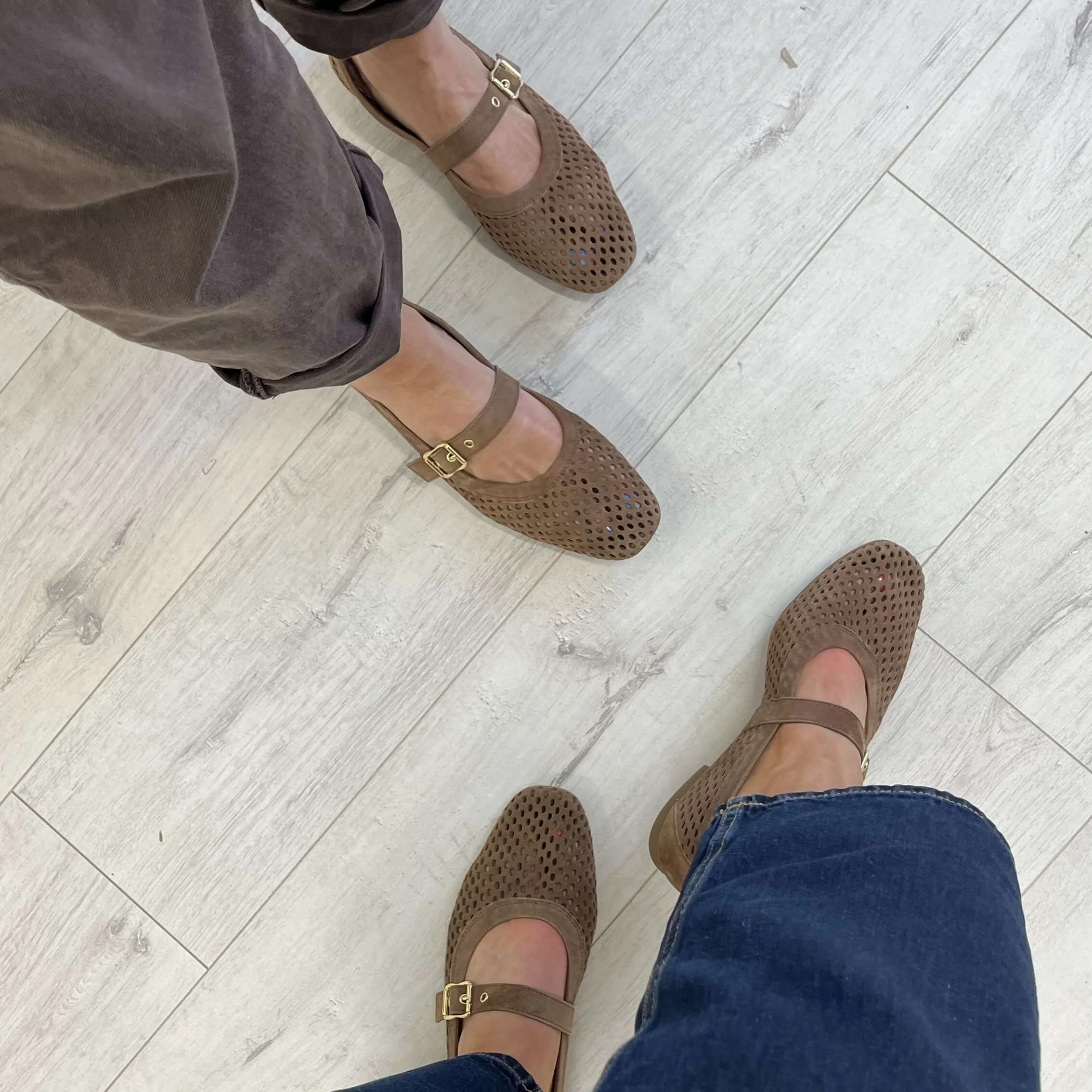Paul Green Light Brown Suede Mary Janes - Image 5