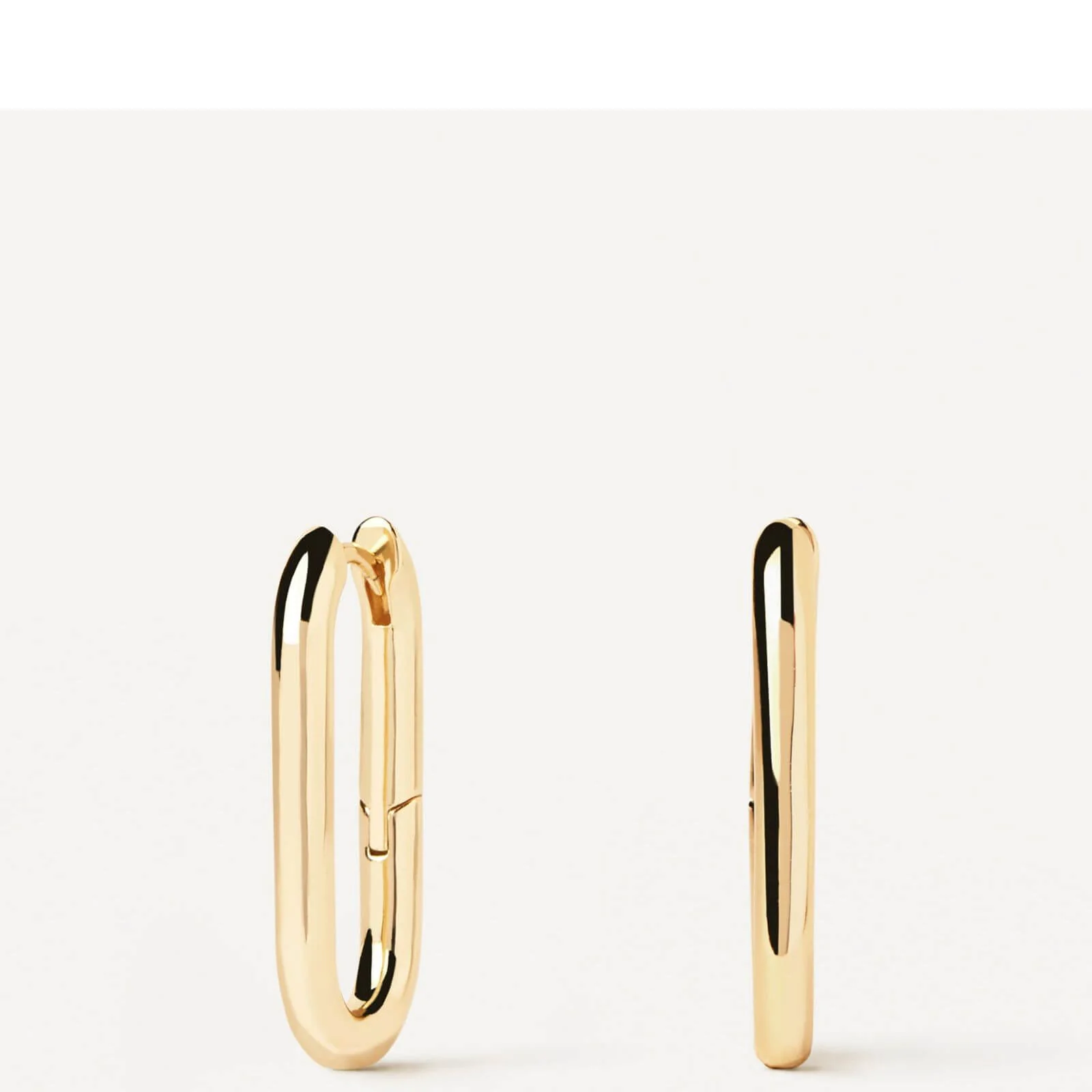 PDPAOLA Beat Gold Hoop Earrings - Image 2