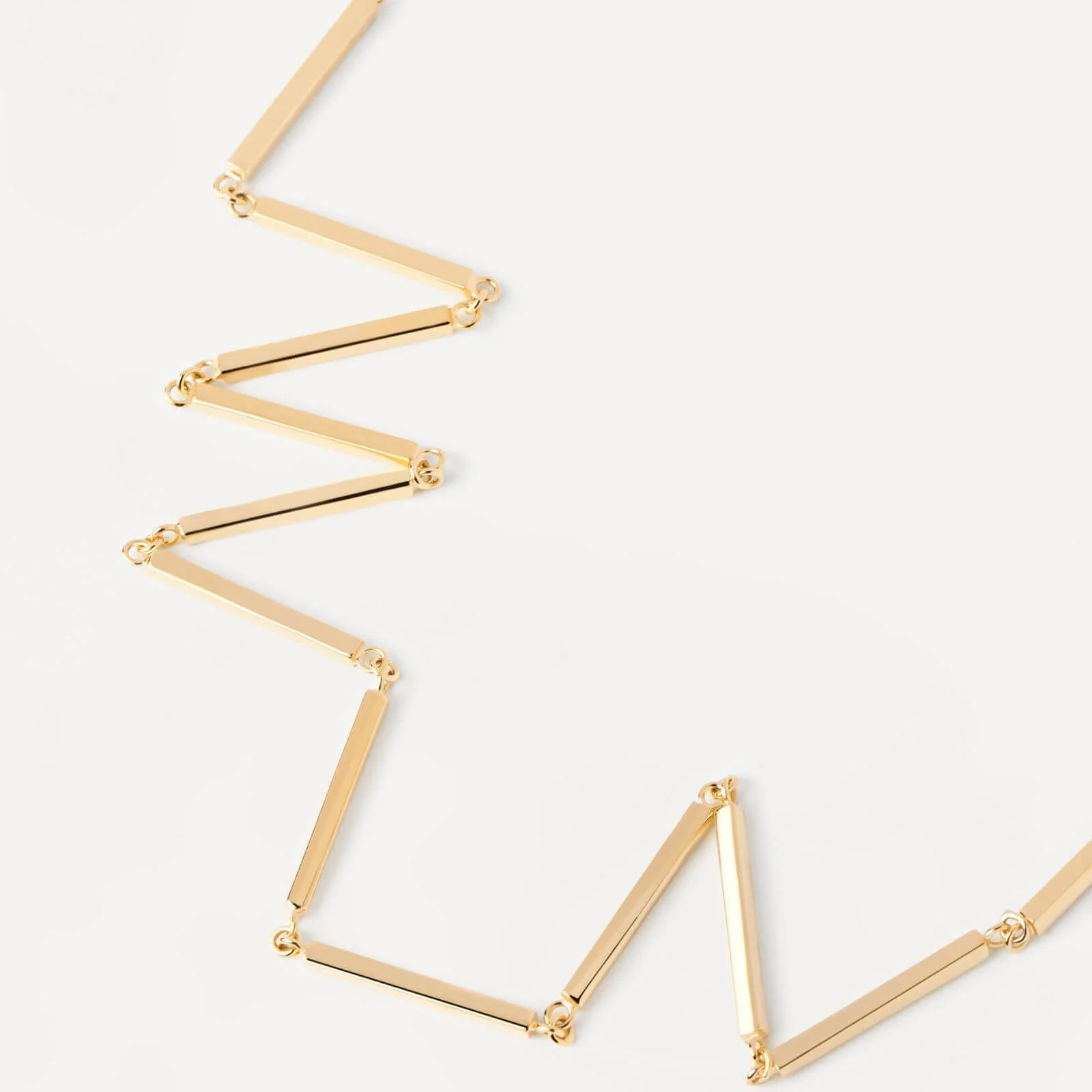 PDPAOLA Gold Bar Chain Necklace - Image 2