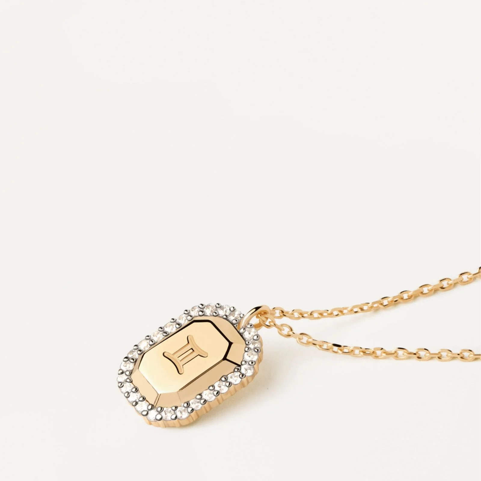 PDPAOLA Gold Gemini Necklace - Image 2