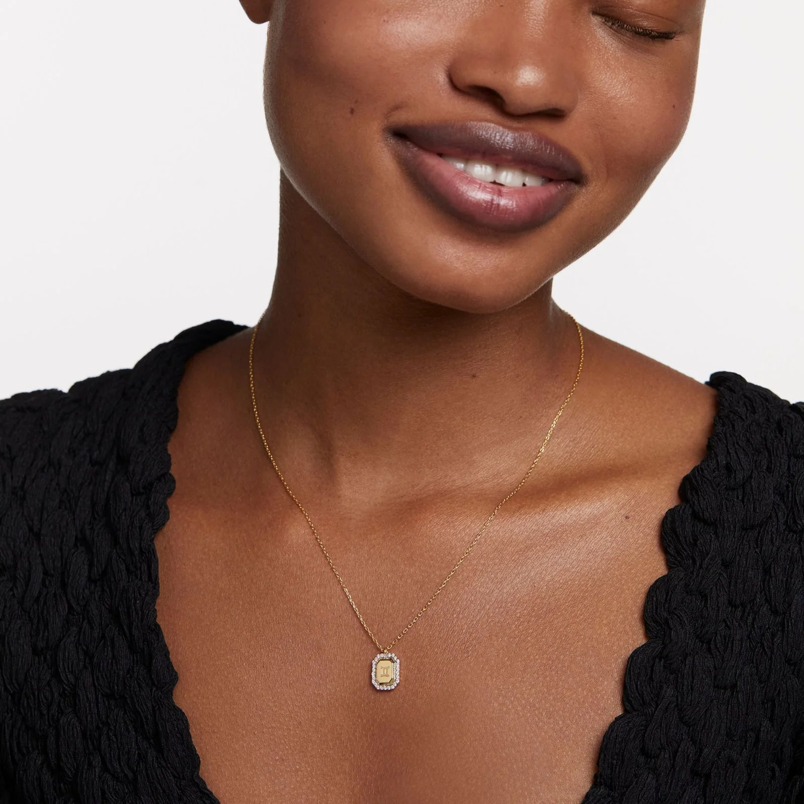 PDPAOLA Gold Gemini Necklace - Image 3