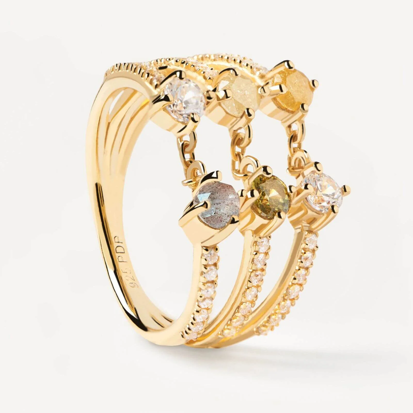 PDPAOLA Gold Juno Ring - Image 2