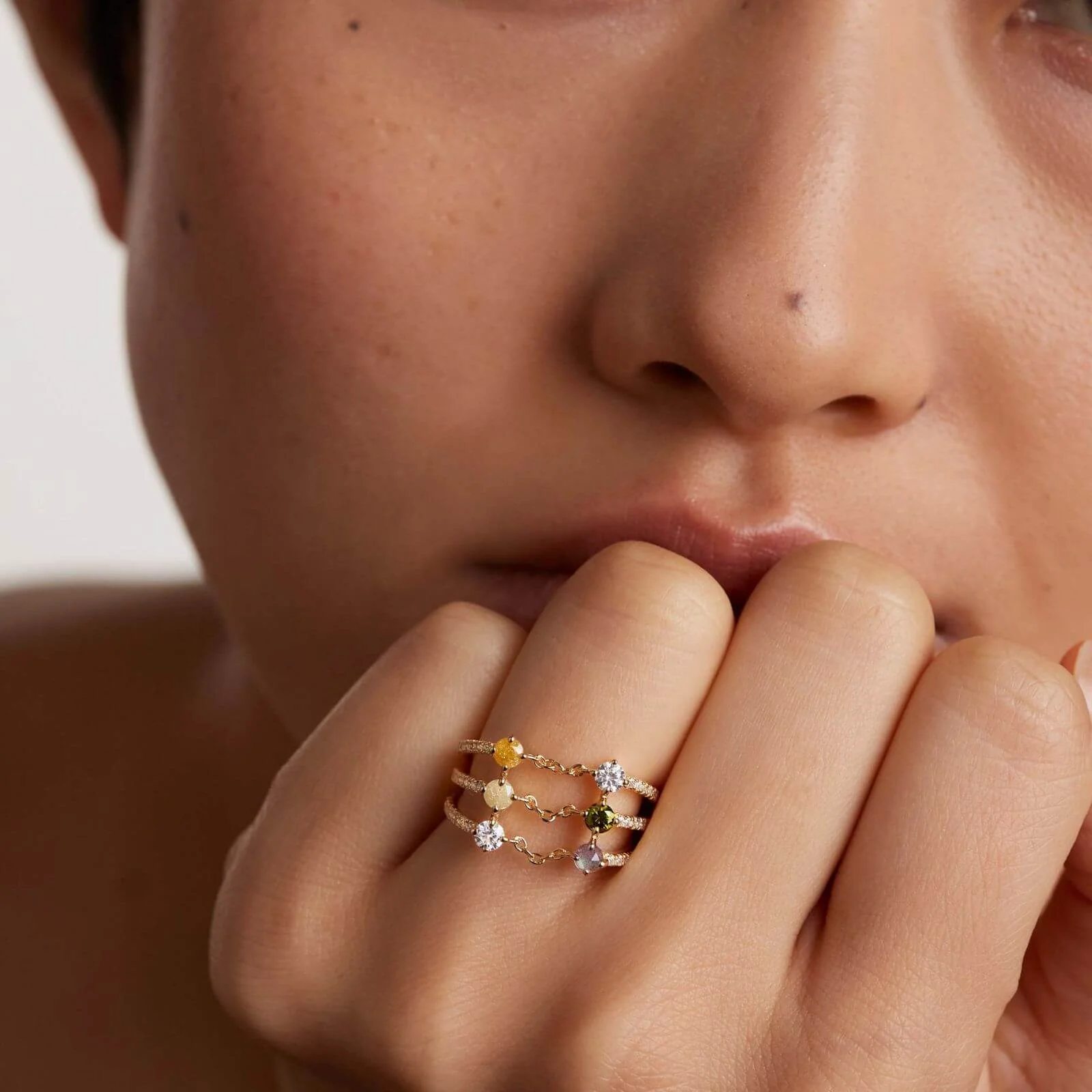PDPAOLA Gold Juno Ring - Image 3