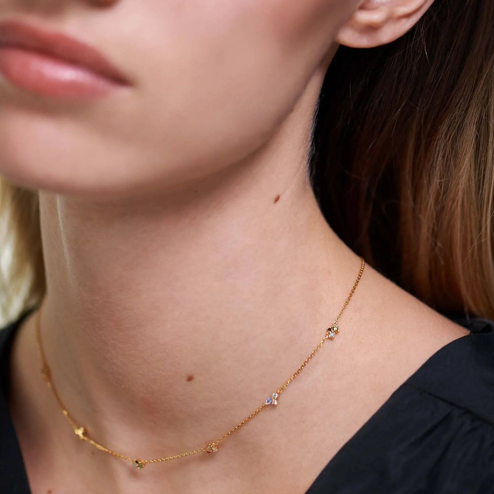 PDPAOLA Gold La Palette Necklace - Image 2