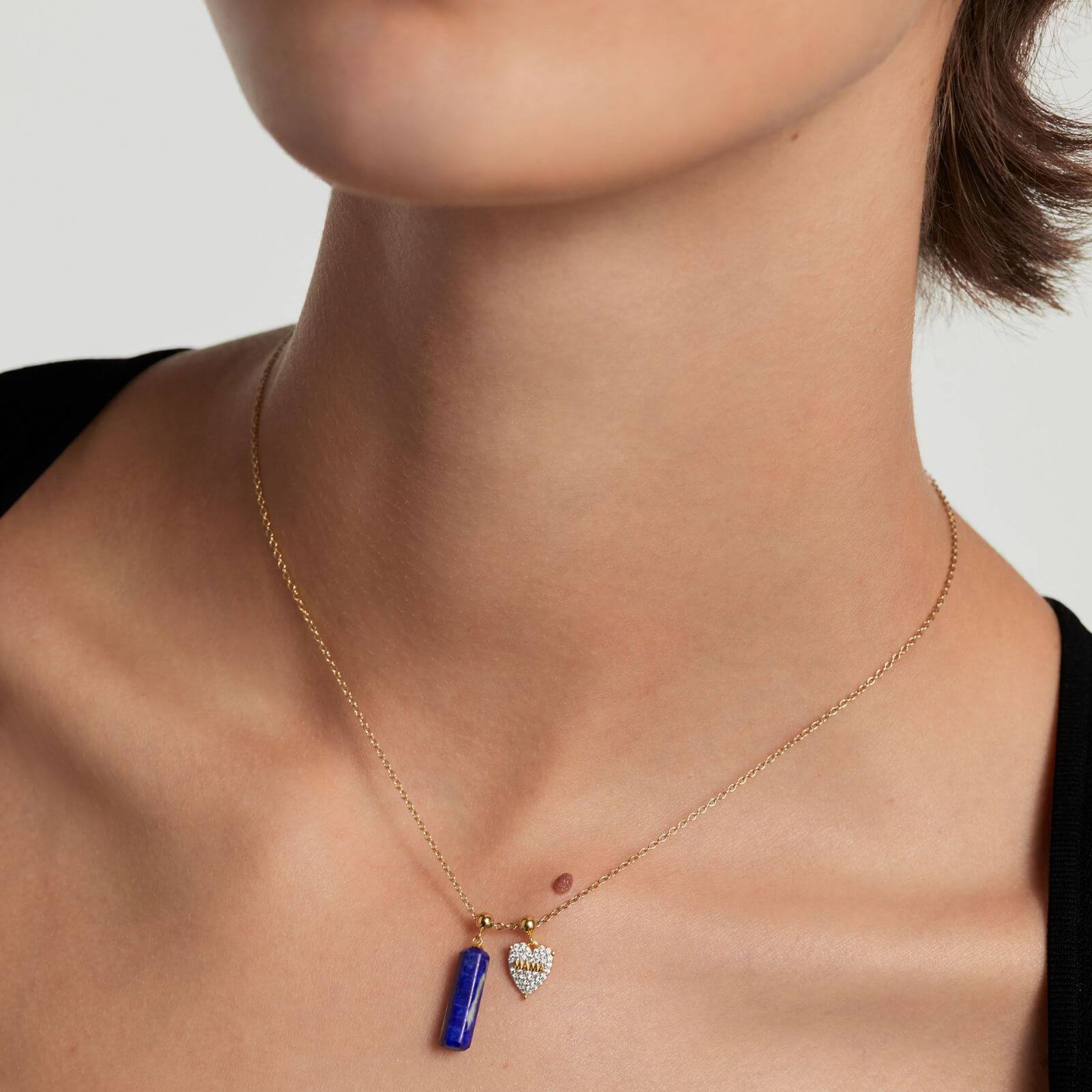 PDPAOLA Gold Lapis Lazuli Charm - Image 3