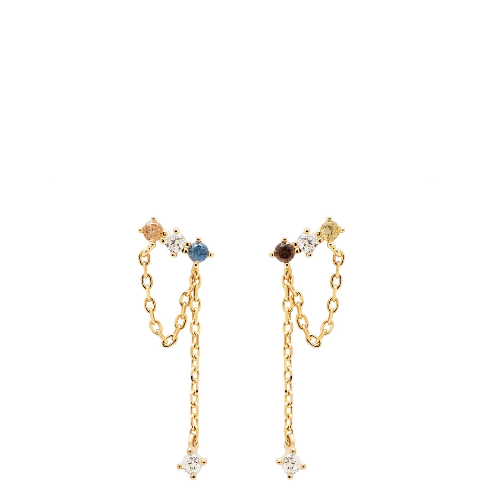 PDPAOLA Gold Mana Drop Earrings
