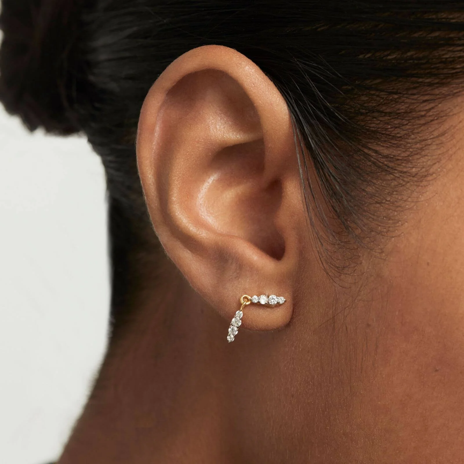PDPAOLA Gold Spice Single Earring - Image 2