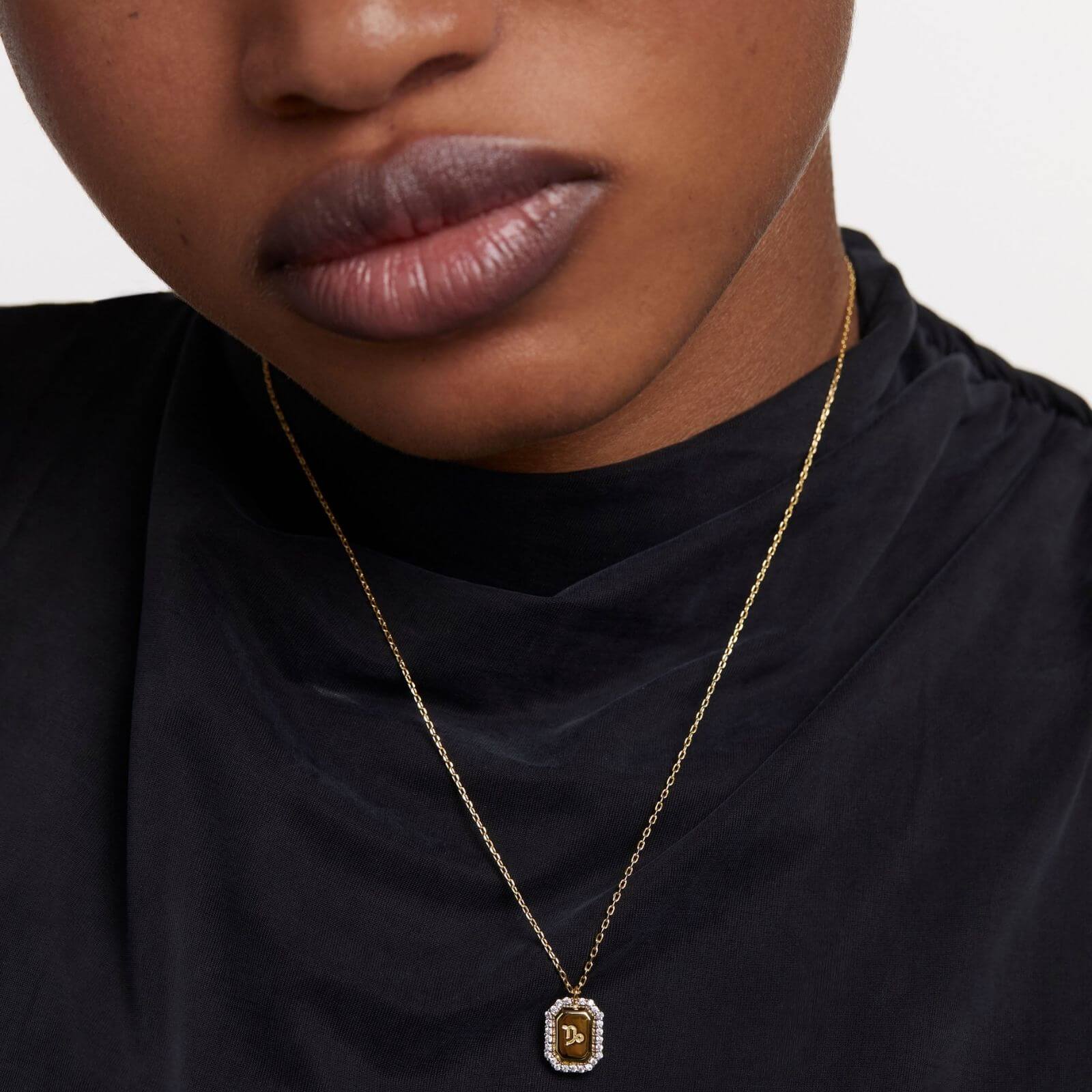 PDPAOLA Gold Zodiac Capricorn Necklace - Image 2