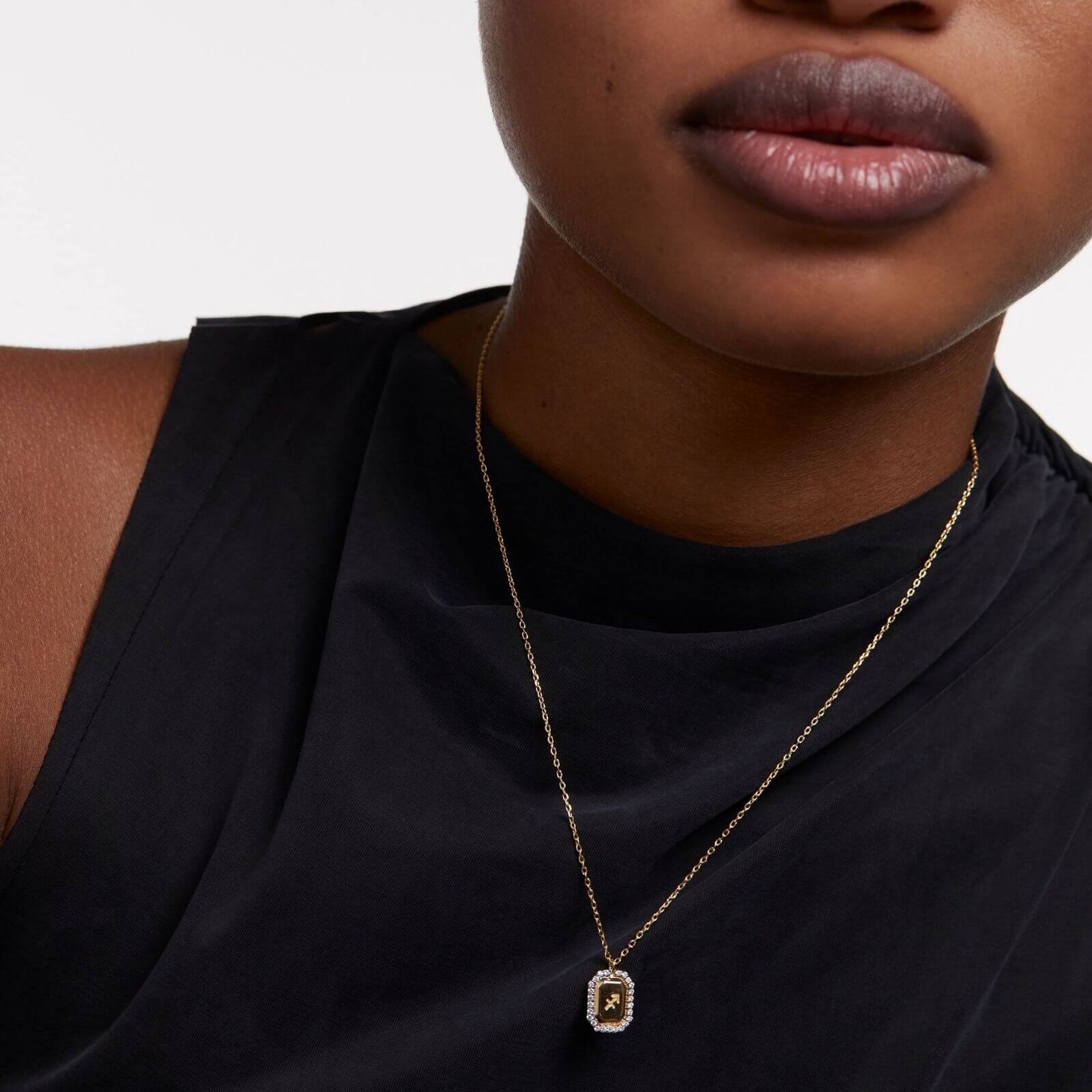 PDPAOLA Gold Zodiac Sagittarius Necklace - Image 2