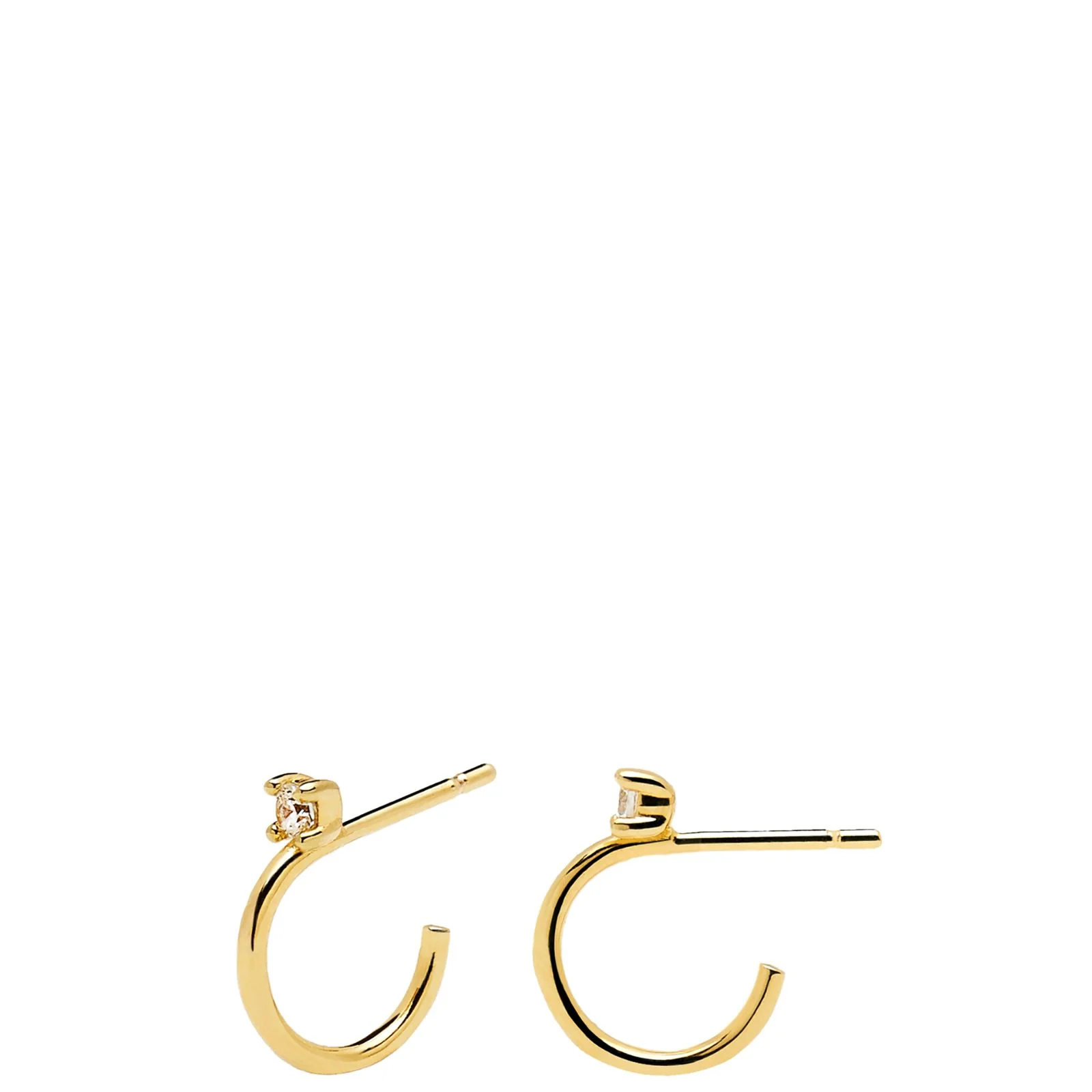 PDPAOLA Kita Gold Small Hoop Earrings - Image 2