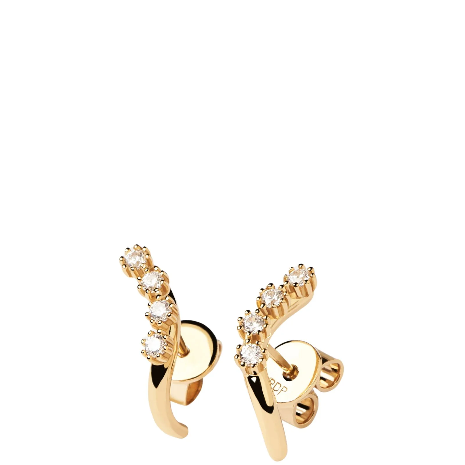 PDPAOLA Motion Gold Earrings