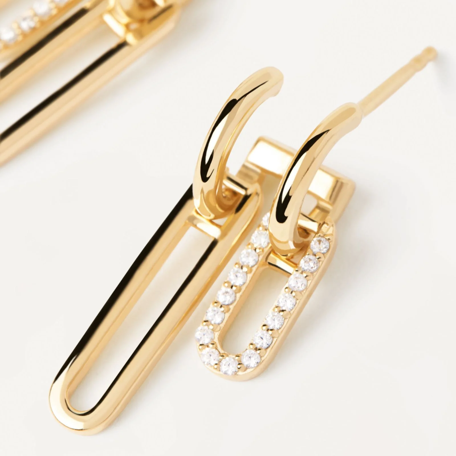 PDPAOLA Nexa Gold Hoop Earrings - Image 2