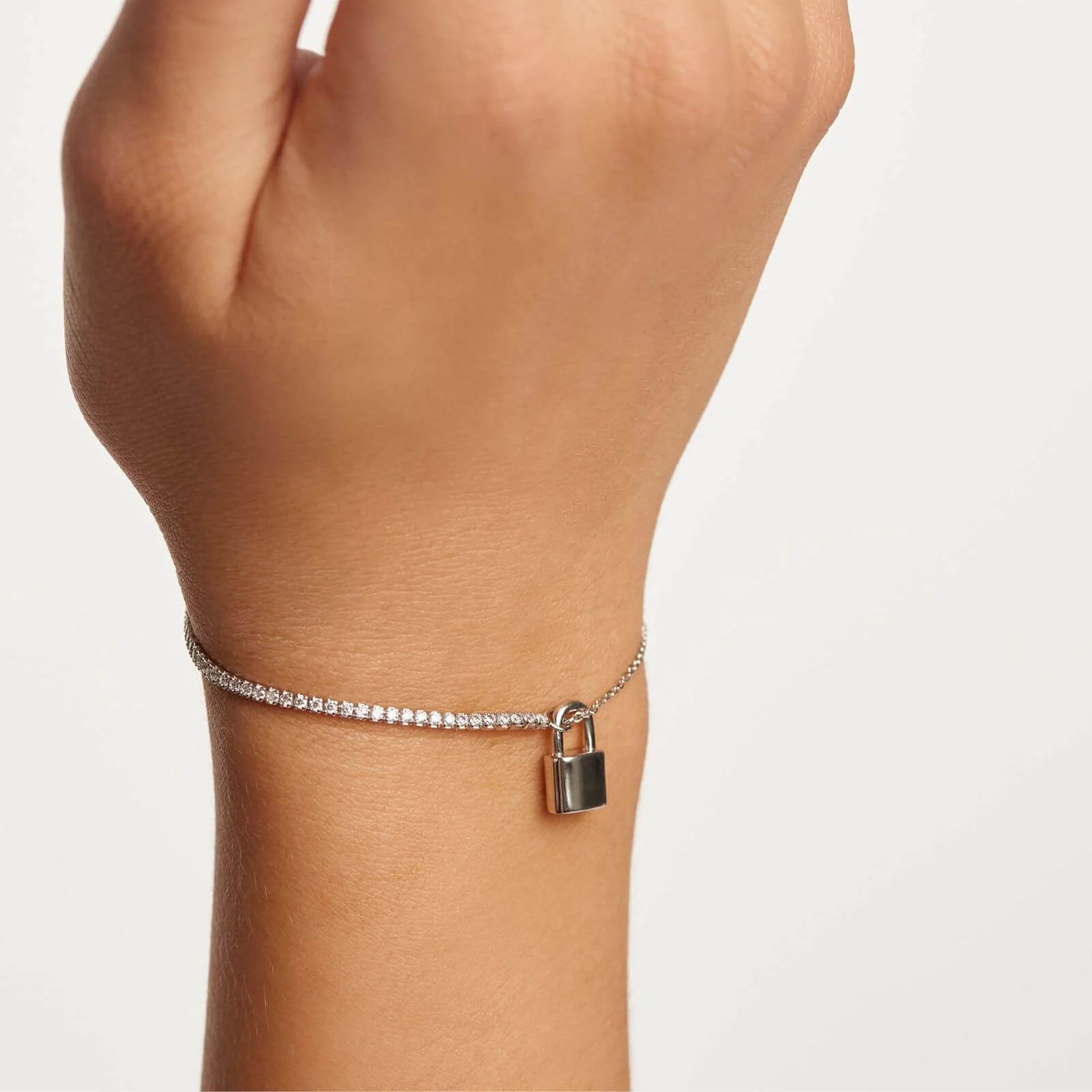 PDPAOLA Silver Bond Bracelet - Image 2