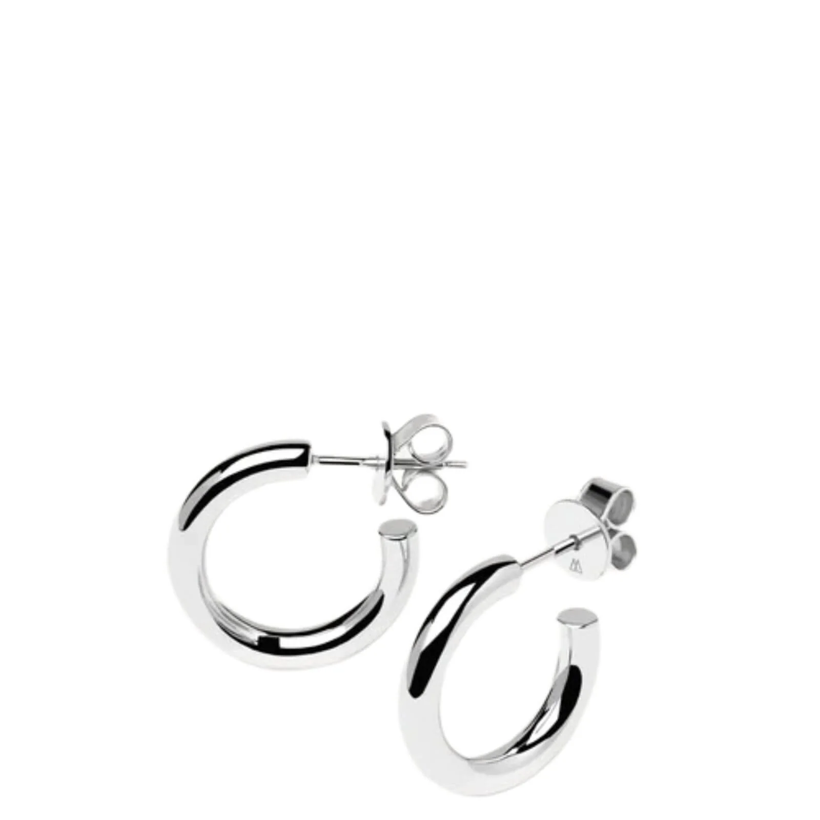 PDPAOLA Silver Cloud Hoop Earrings - Medium