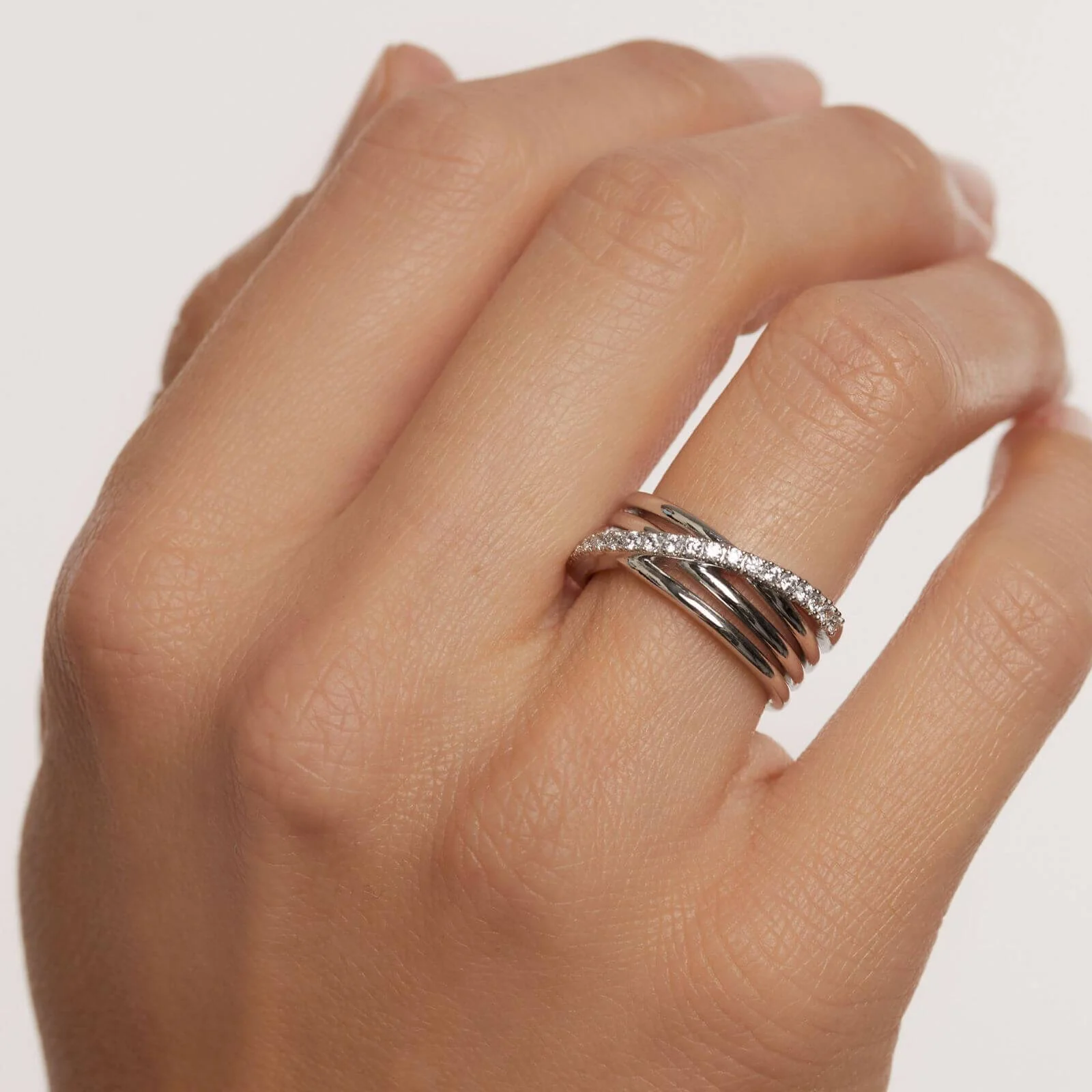 PDPAOLA Silver Cruise Ring - Image 3