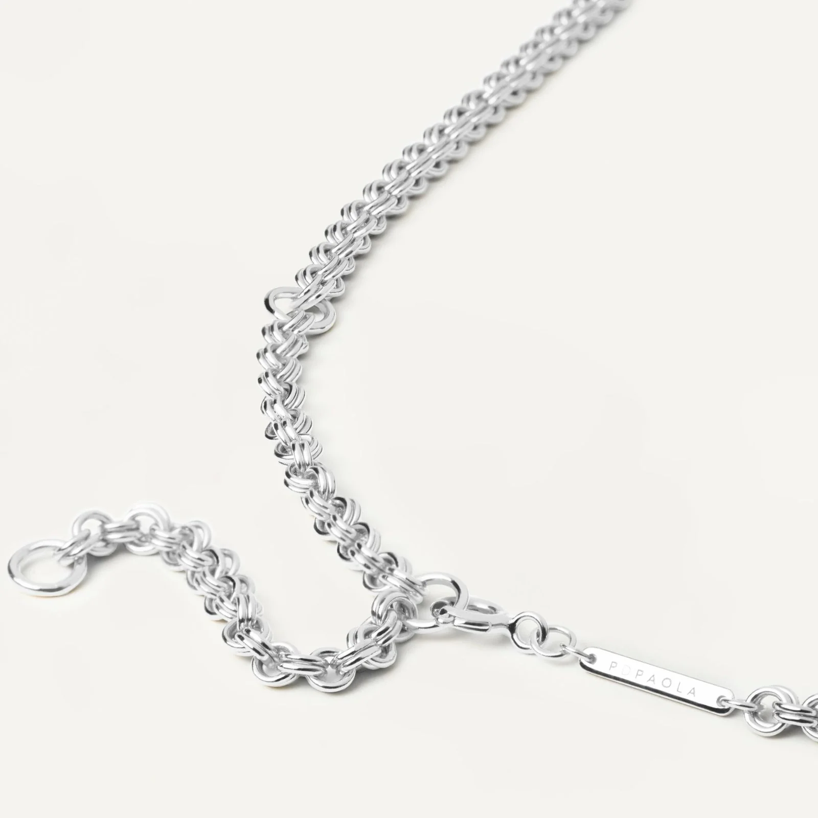 PDPAOLA Silver Neo Necklace - Image 2